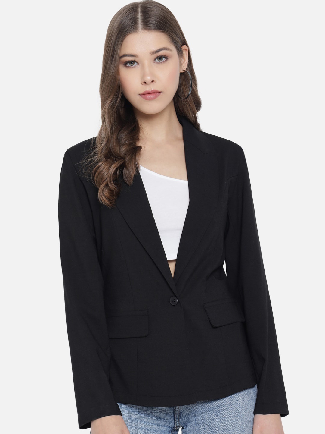 

Trend Arrest Women Black Tailored Jacket