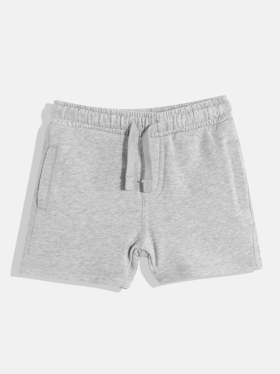 

Marks & Spencer Boys Grey Melange Solid Regular Shorts