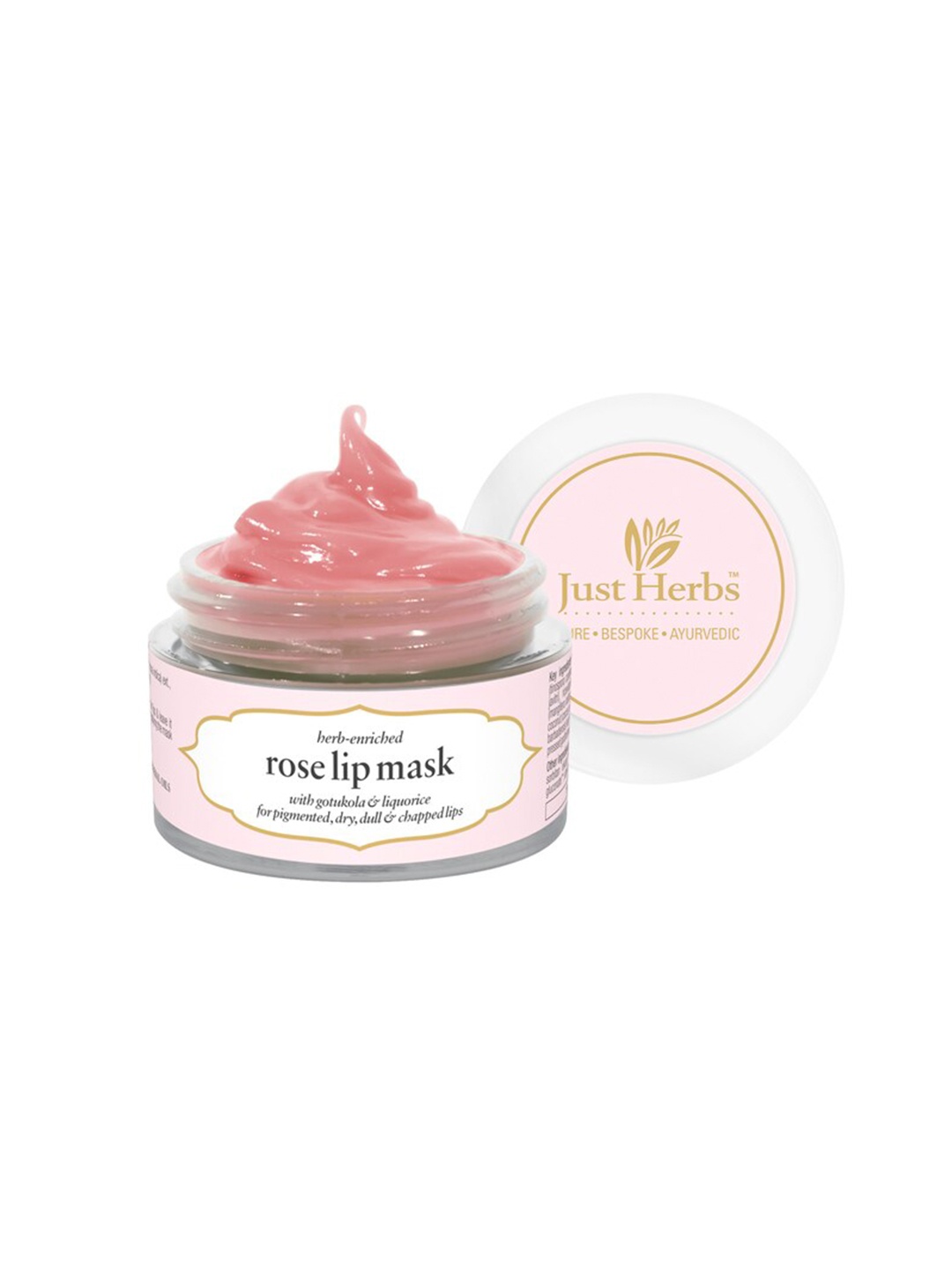 

Just Herbs Herb-Enriched Vegan Rose Lip Sleeping Mask 15 gm, Red