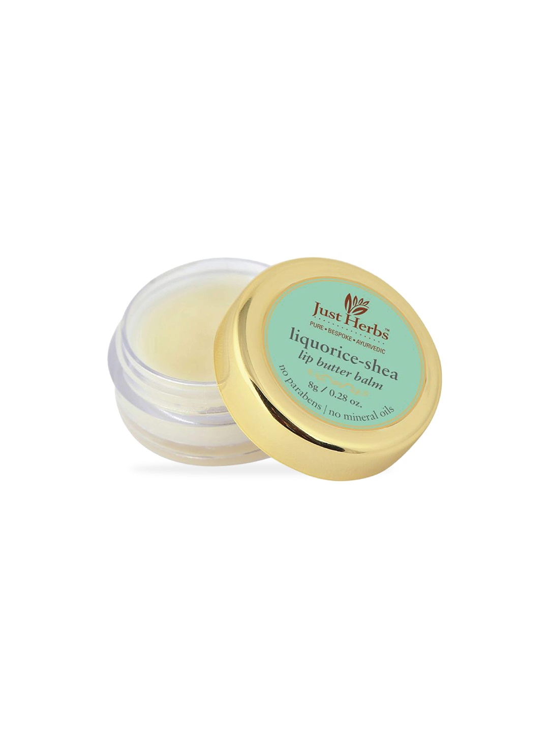 

Just Herbs Shea Lip Balm With Almond Oil & Shea Butter For Chapped Lips - 8 g, Blue