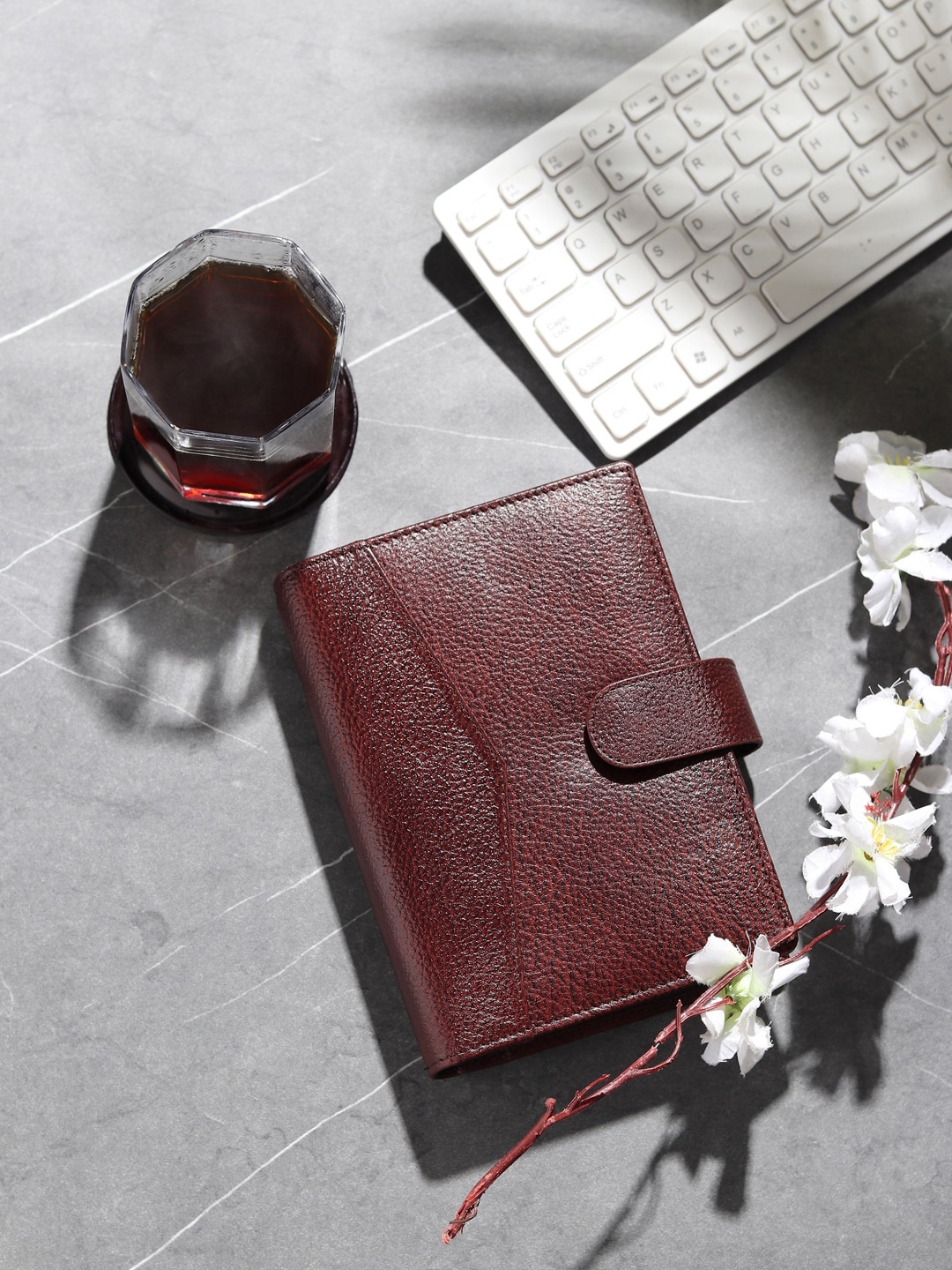 

Teakwood Leathers Brown Textured Leather Diary