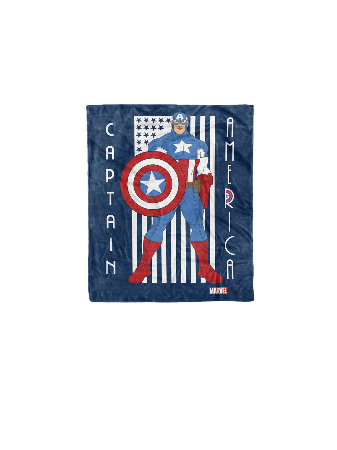 

Marvel Blue & Red Cartoon Characters Mild Winter 210 GSM Single Bed Blanket