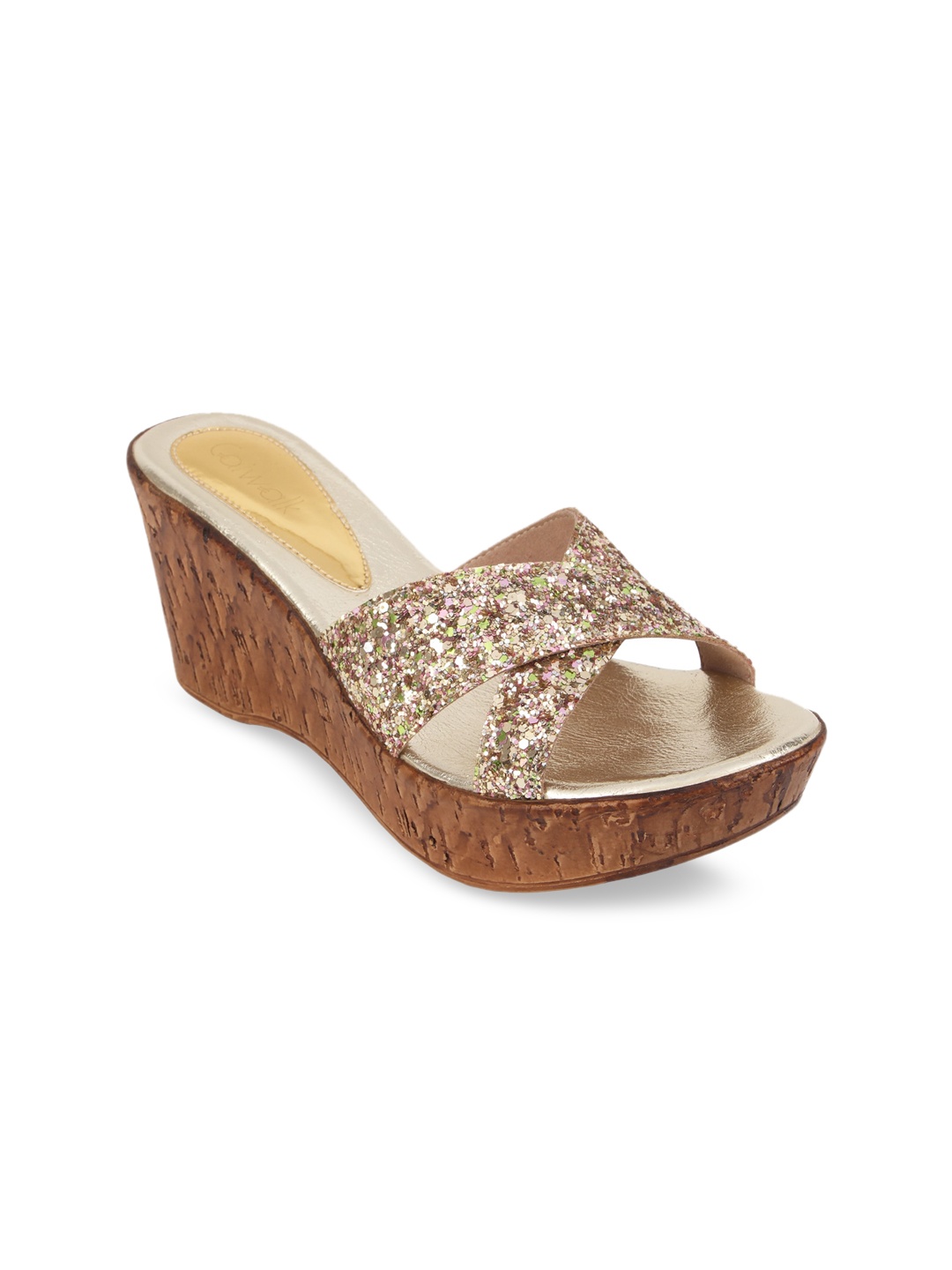 

Catwalk Women Gold-Toned Wedge Sandals