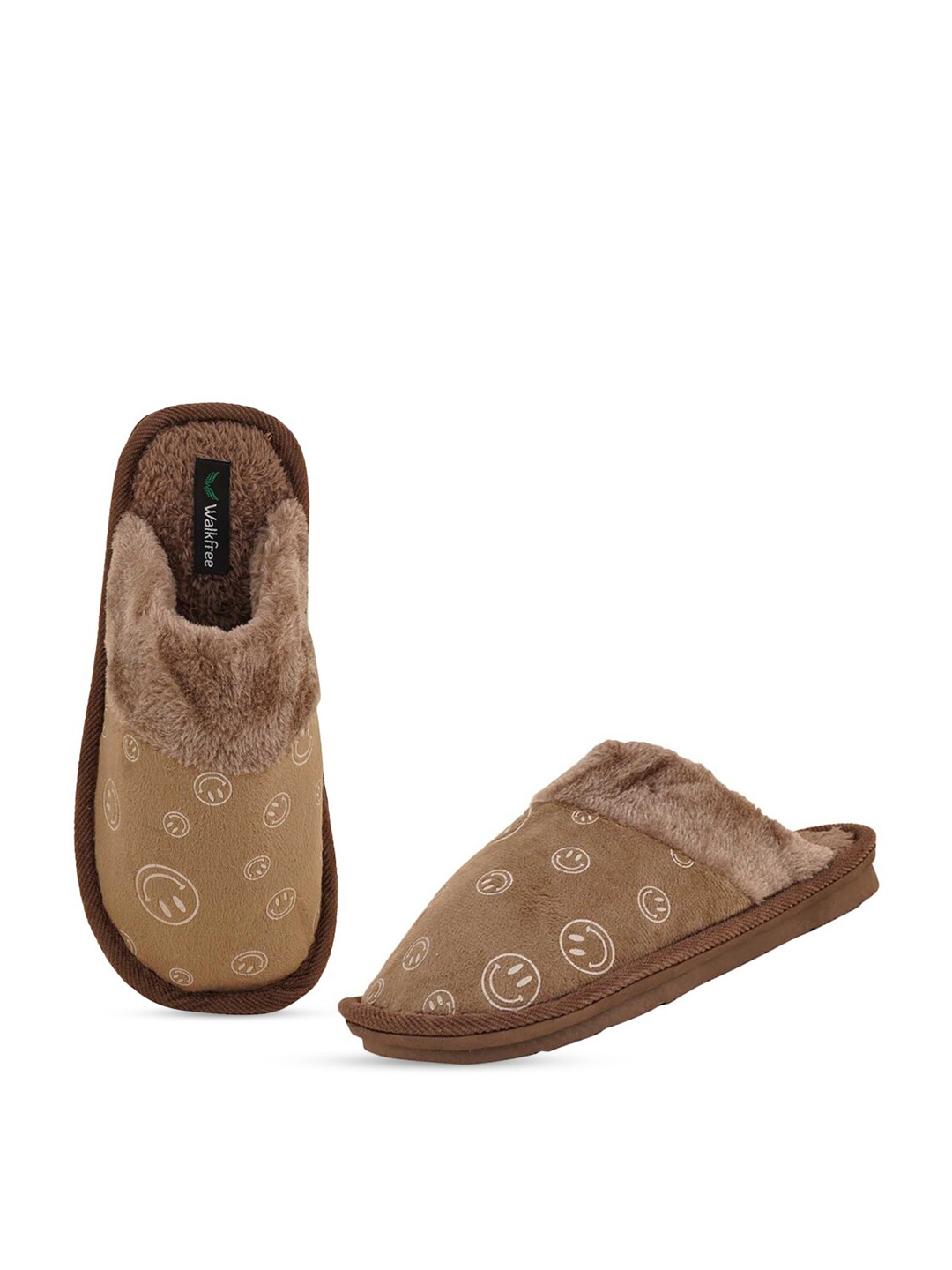 

Walkfree Men Brown Slip-On Bedroom Slippers