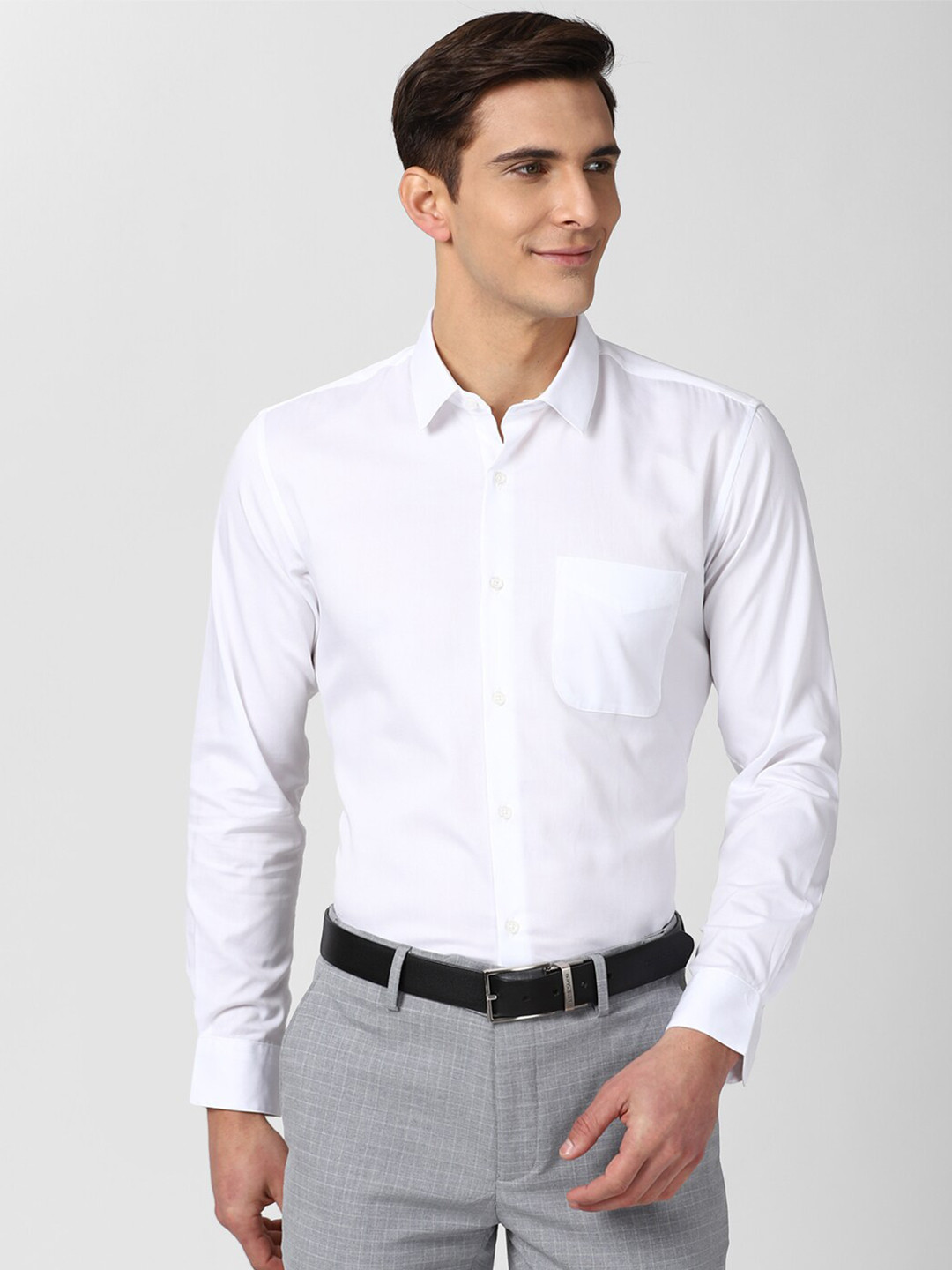 

Peter England Men White Formal Shirt