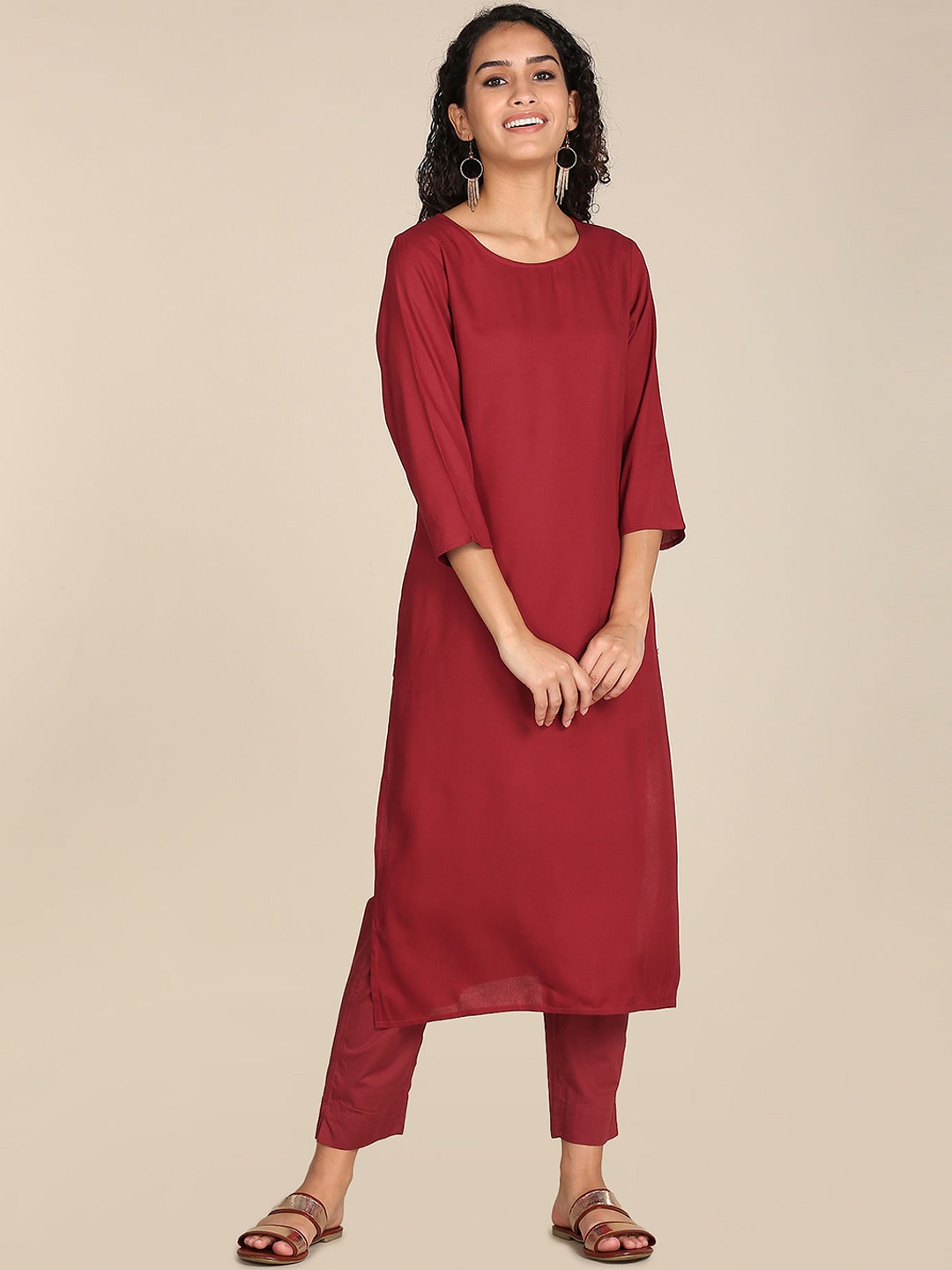 

Karigari Woman Red Kurta