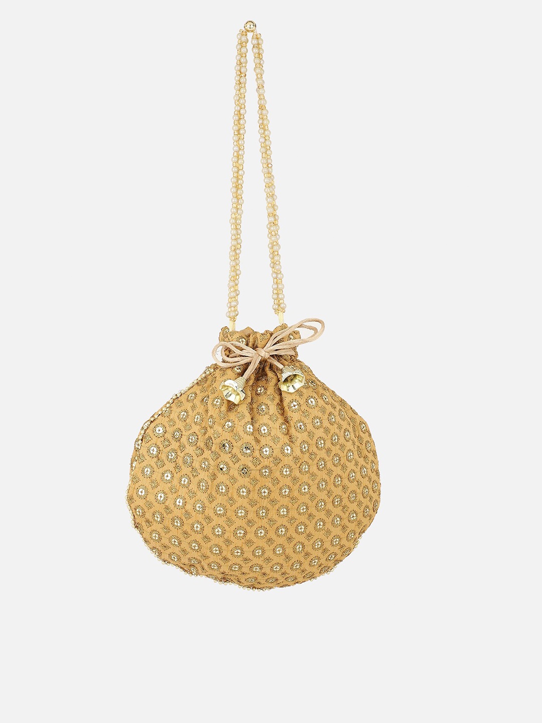 

Aditi Wasan Gold-Toned Embellished Potli Clutch