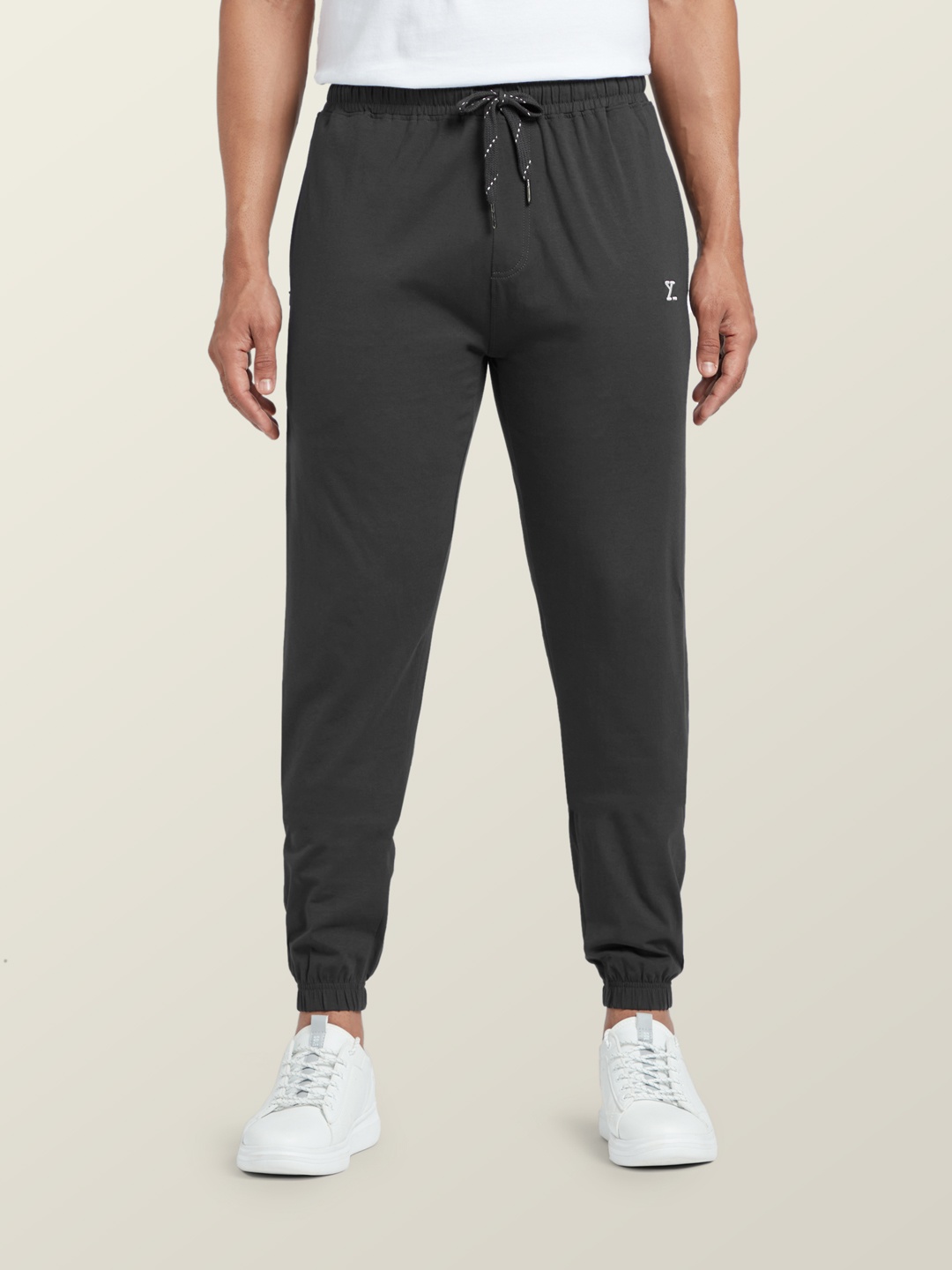 

XYXX Men Grey Solid Joggers