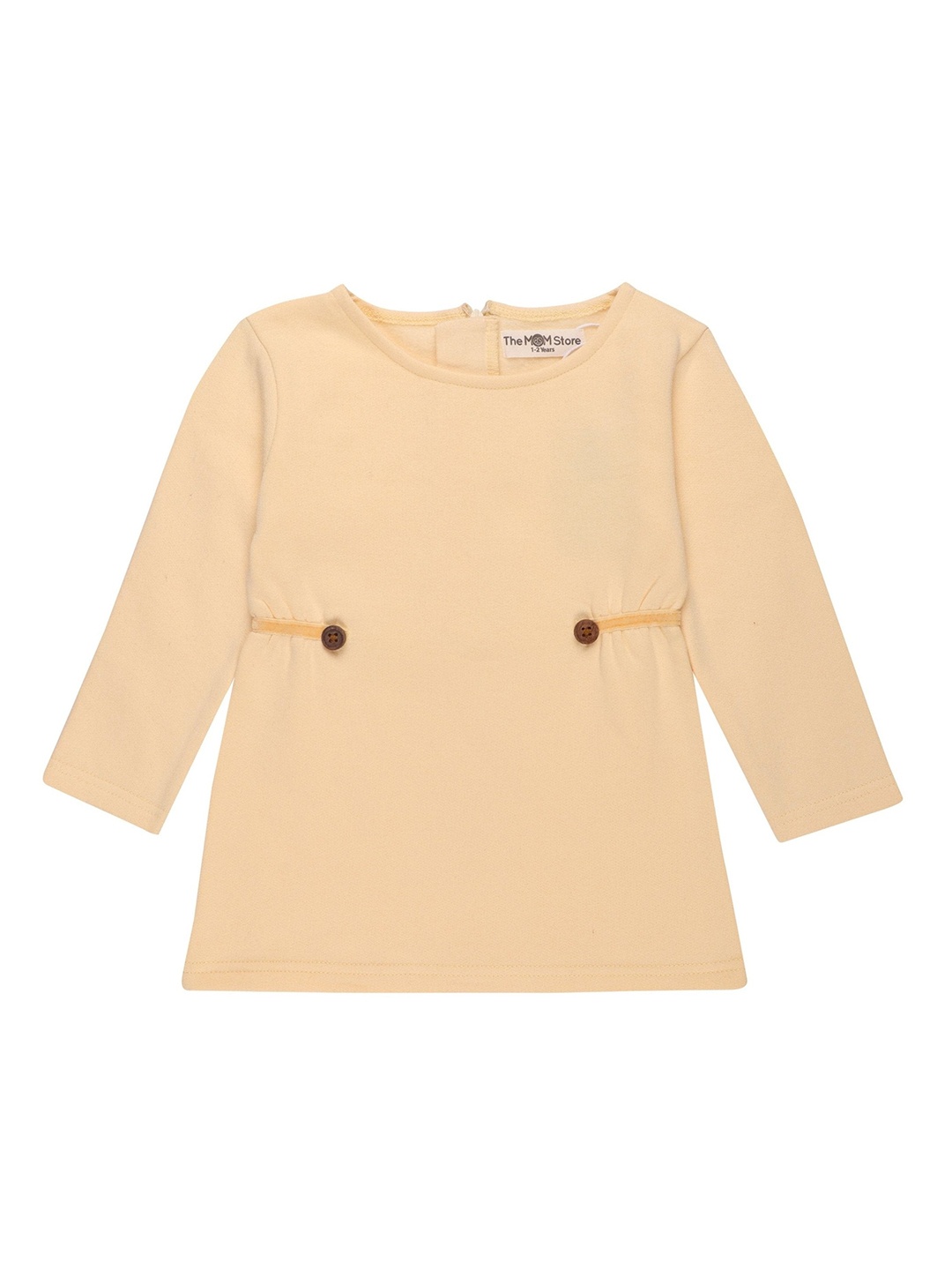 

The Mom Store Girls Cream-Coloured Sweater Dress