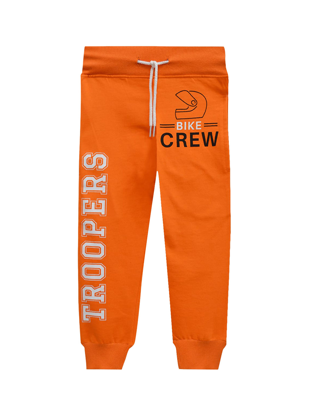 

A.T.U.N. Girls Orange Printed Joggers