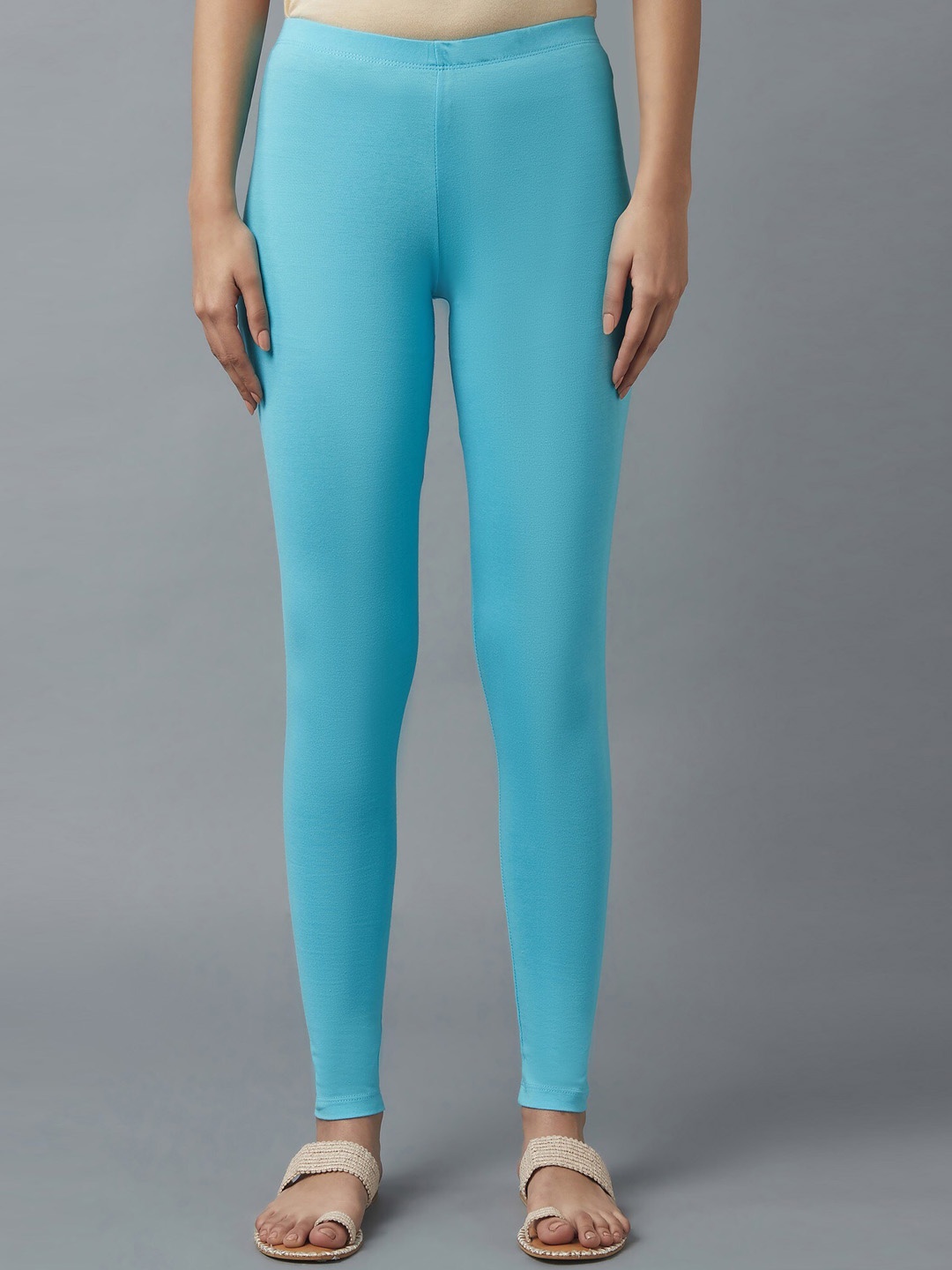 

elleven Women Cotton Tights, Blue