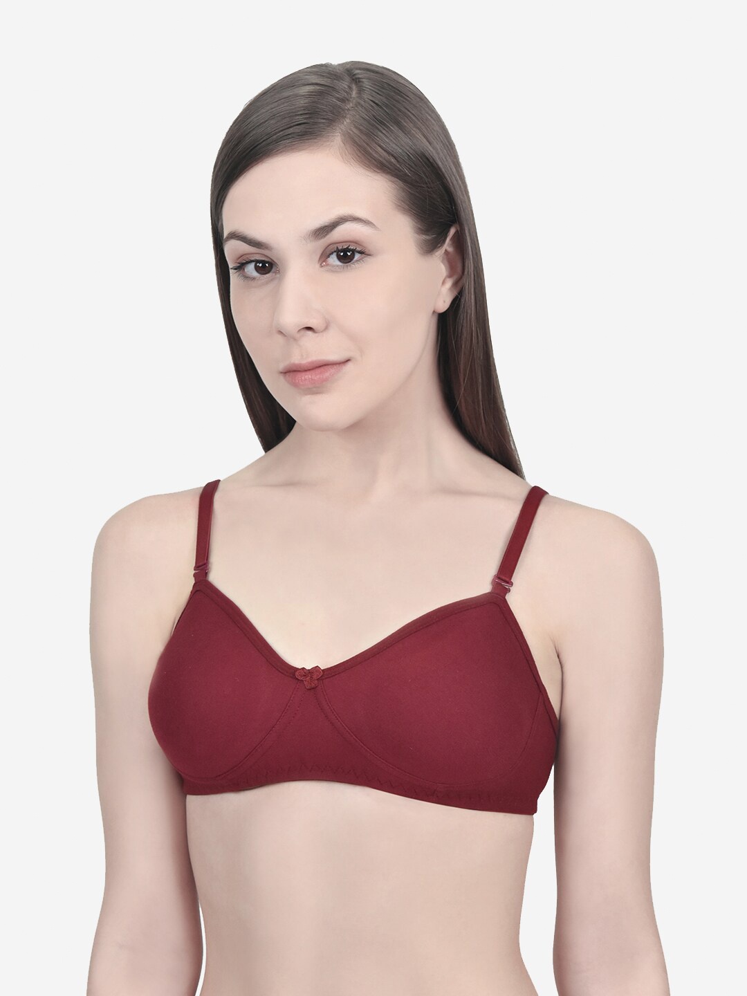 

Innocence Maroon Non Padded Bra