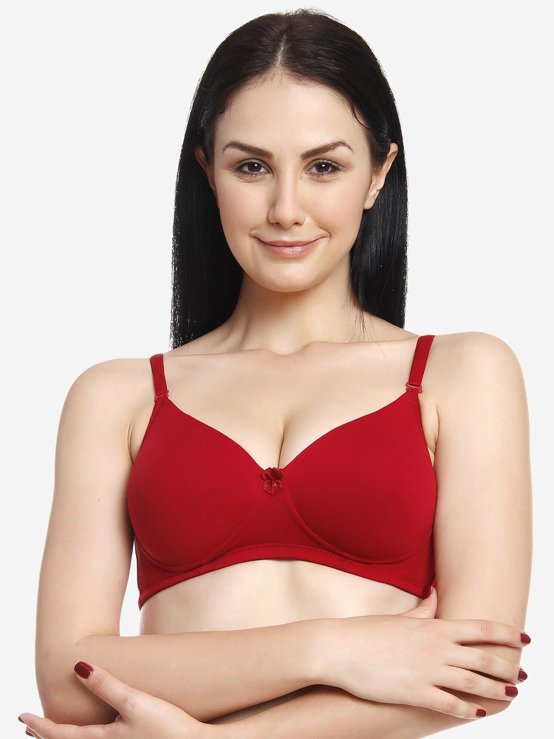 

Innocence Maroon Padded Non Wired All Day Comfort Bra