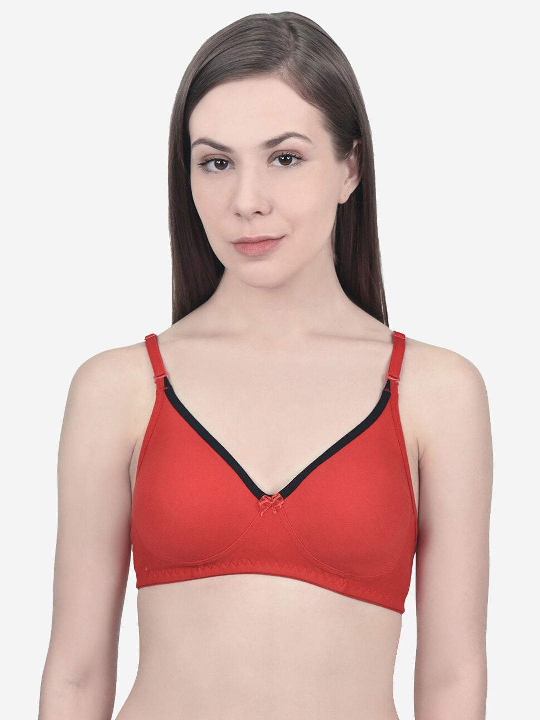 

Innocence Red & Black Everyday Bra
