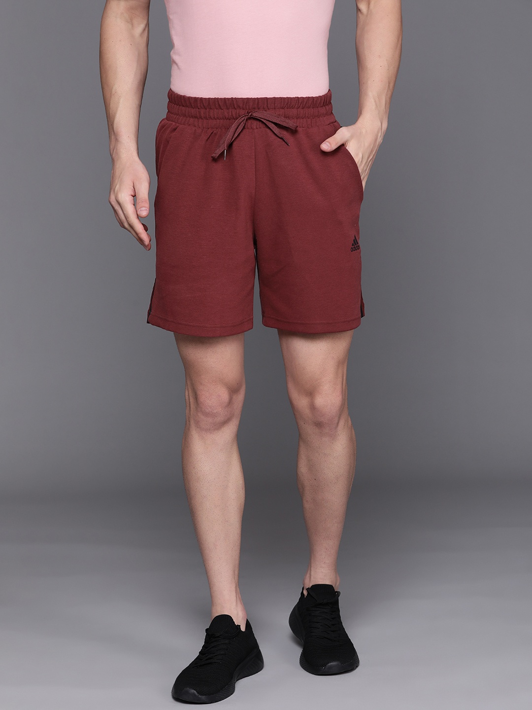 

ADIDAS Originals Men Maroon Motion Solid Training Sustainable Shorts