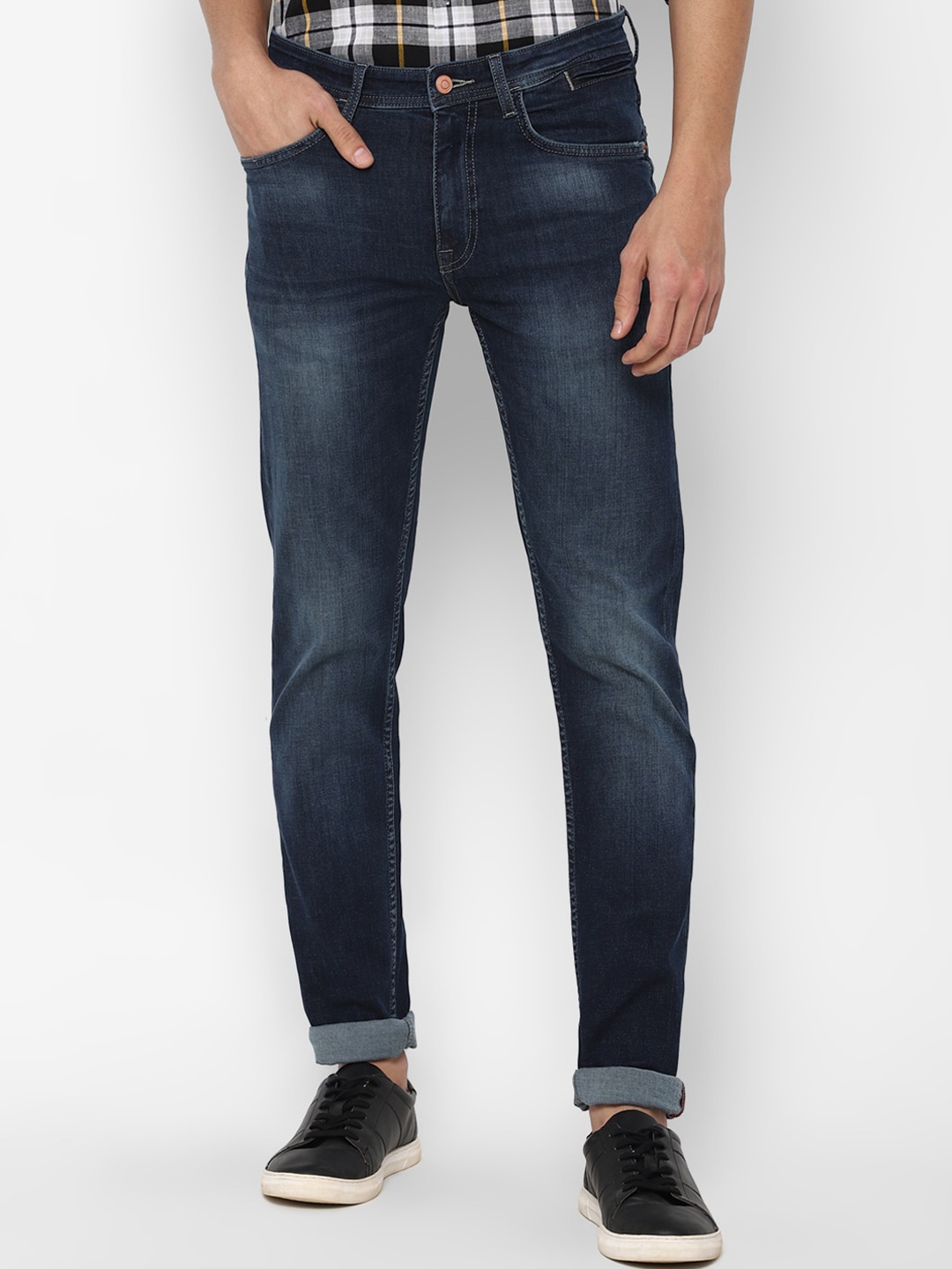 

Allen Solly Men Navy Blue Skinny Fit Light Fade Jeans