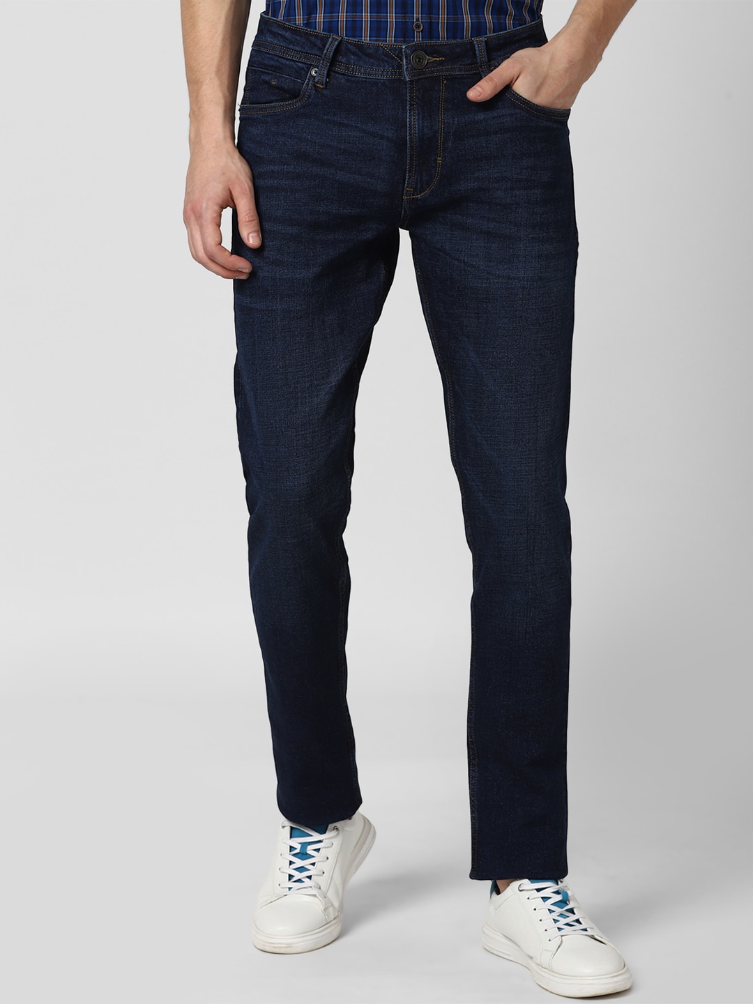 

Peter England Casuals Men Navy Blue Slim Fit Jeans