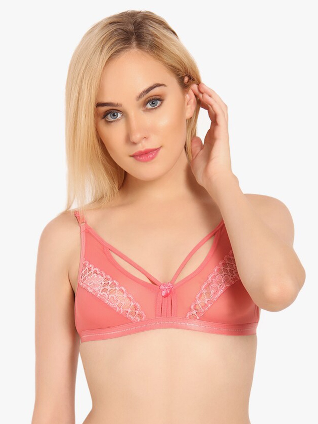 

Innocence Peach-Coloured Non Padded Non Wired Bra