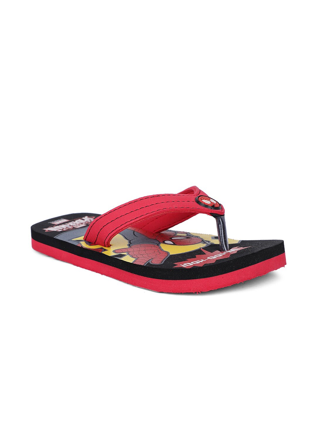 

Disney Girls Black & Red Printed Room Slippers