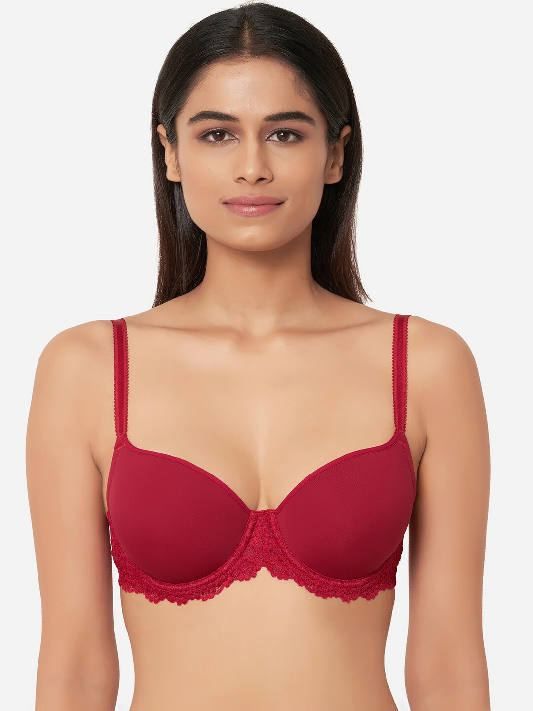 

Wacoal Red Underwired Lightly Padded Bra