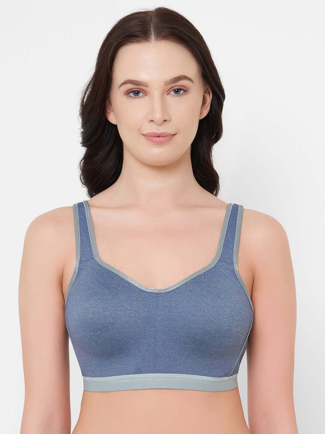 

Wacoal Blue Underwired Non-Padded Rapid Dry Super Support Sports Bra