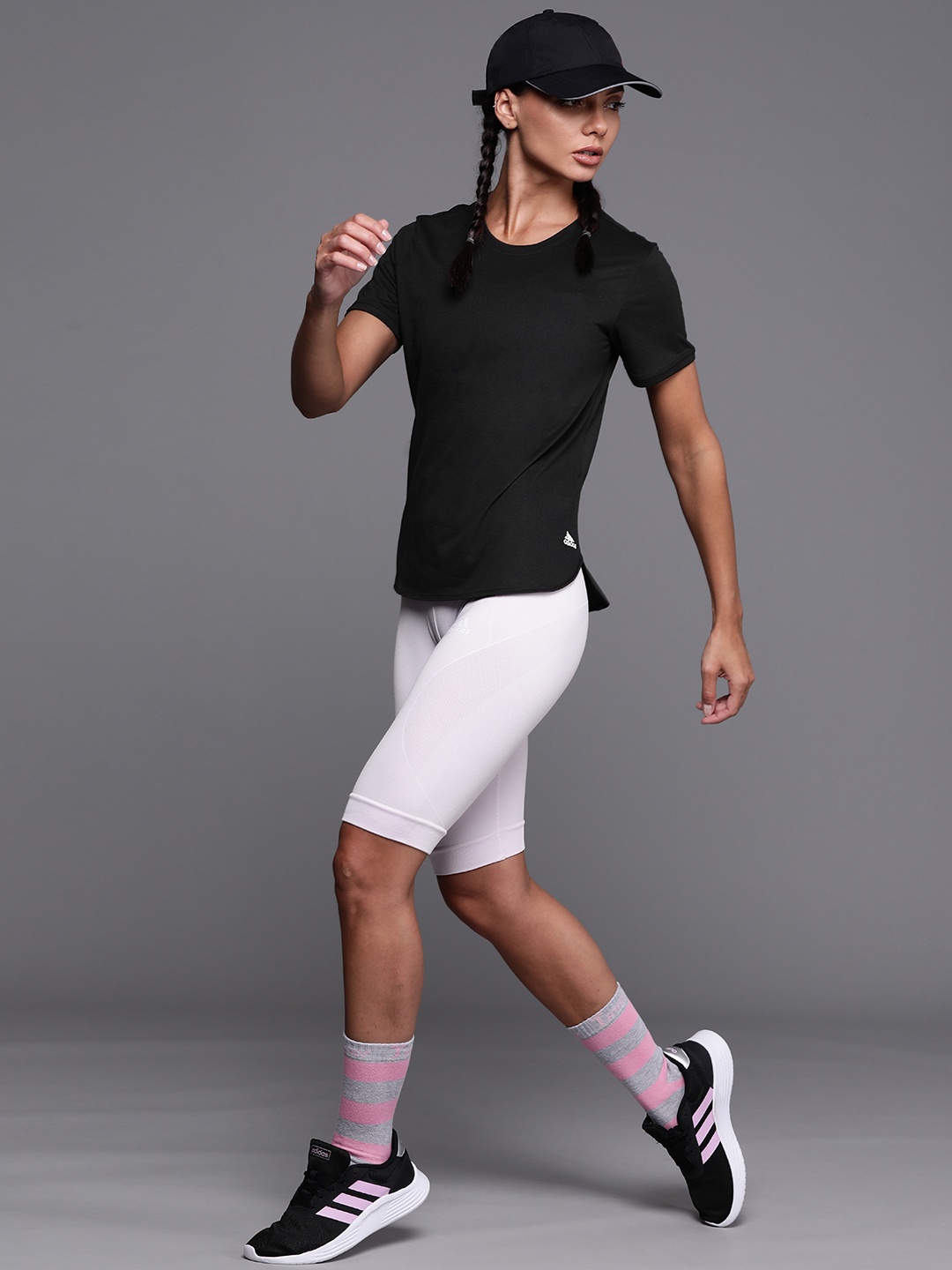 

ADIDAS Women Black Go to 2.0 Sustainable T-shirt