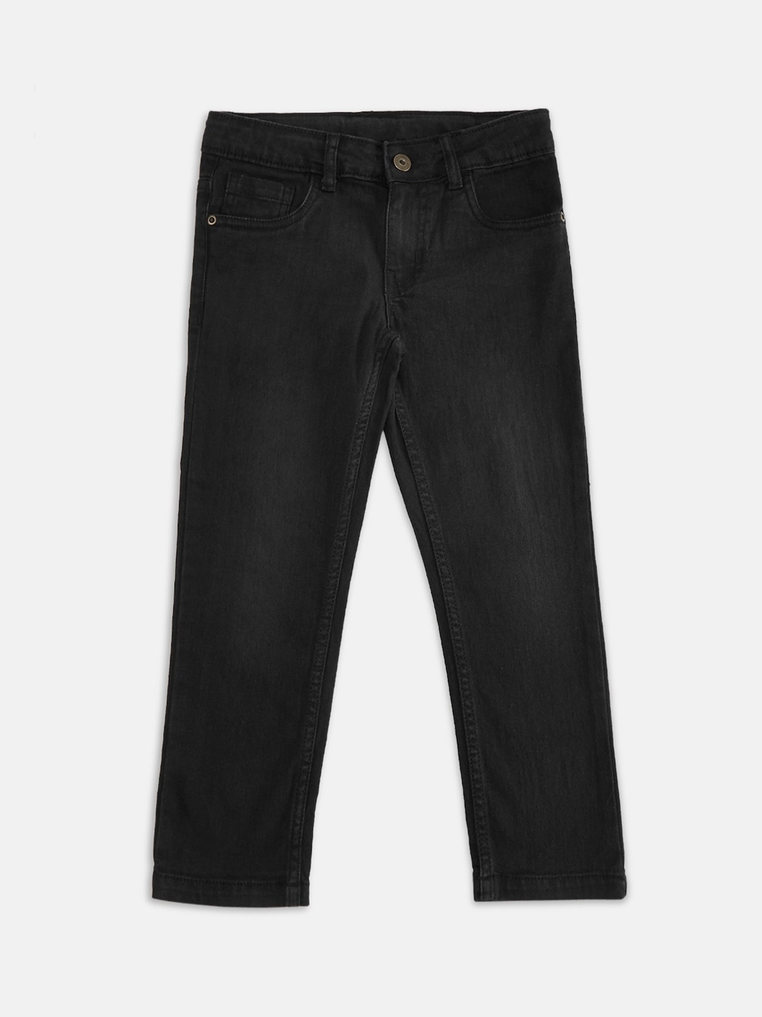 

Pantaloons Junior Boys Black Tapered Fit Jeans
