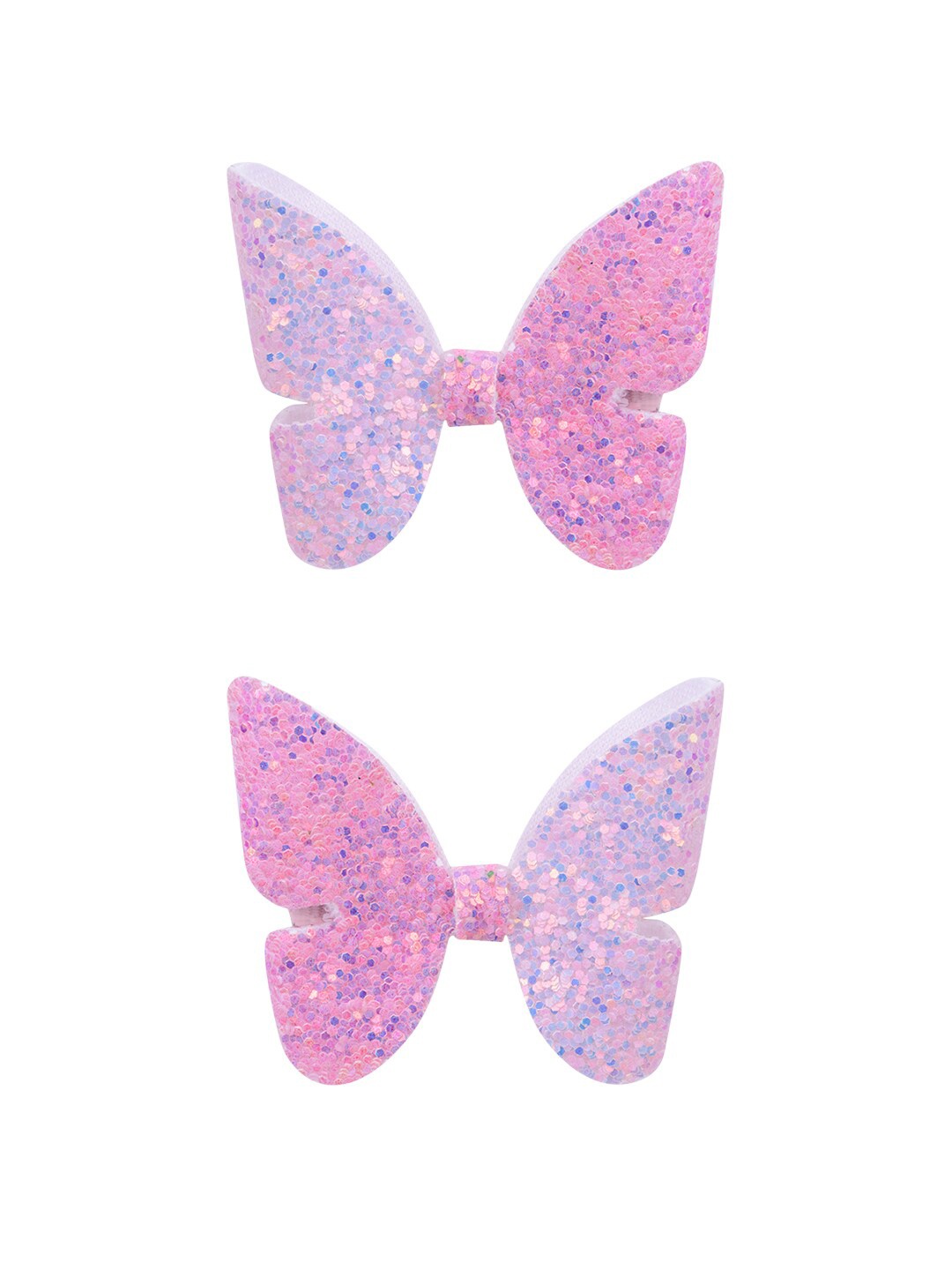 

Aye Candy Girls Pink Set Of 2 Embellished Alligator Hair Clips