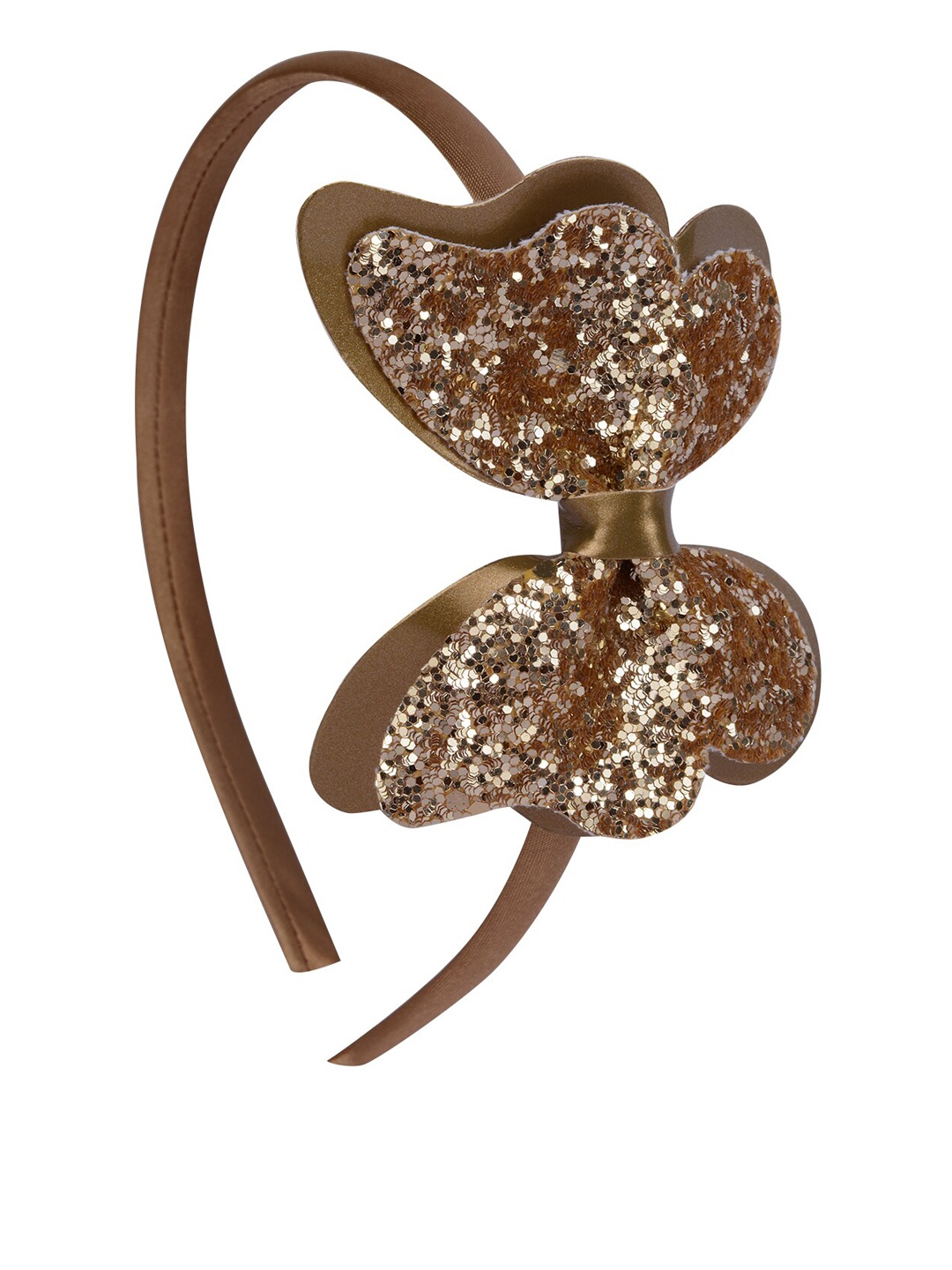 

Aye Candy Girls Brown & Bronze-Toned Embellished Hairband