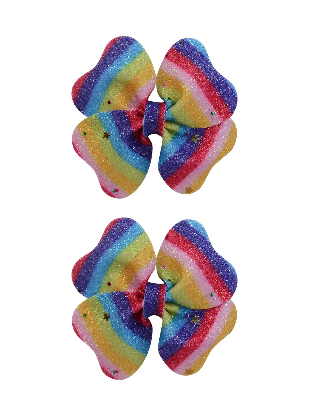 

Aye Candy Girls Multi Color Set Of 2 Embellished Alligator Hair Clips