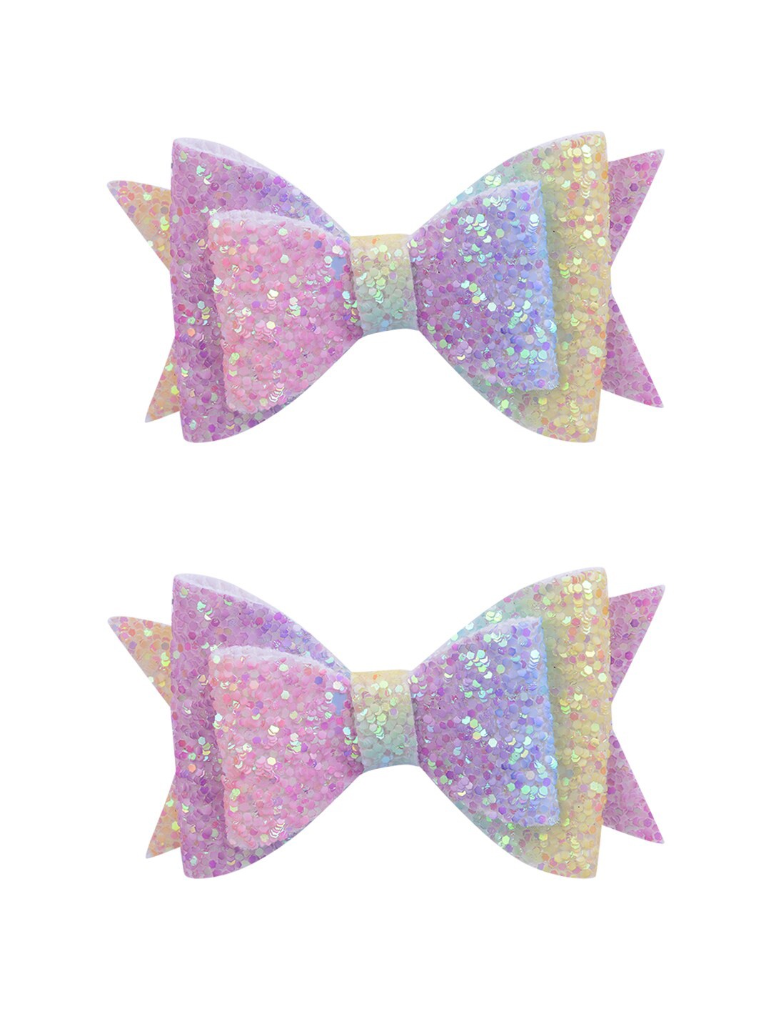 

Aye Candy Girls Pink & Purple Set of 2 Embellished Alligator Hair Clip