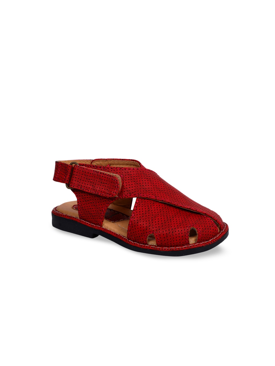 

Buckled Up Boys Maroon Comfort Sandals