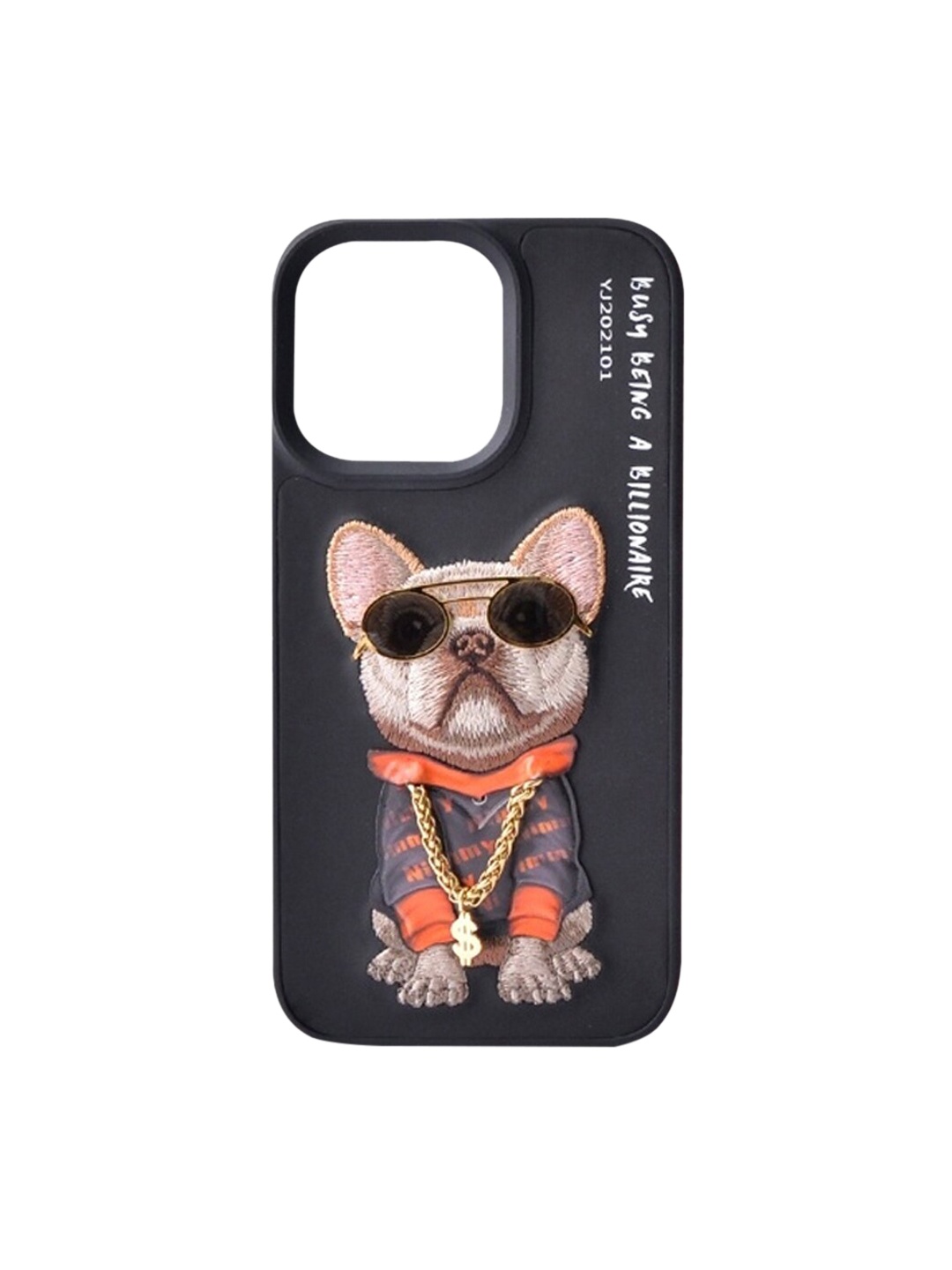 

TREEMODA Black Leather iPhone 12 Pro Max Back Case
