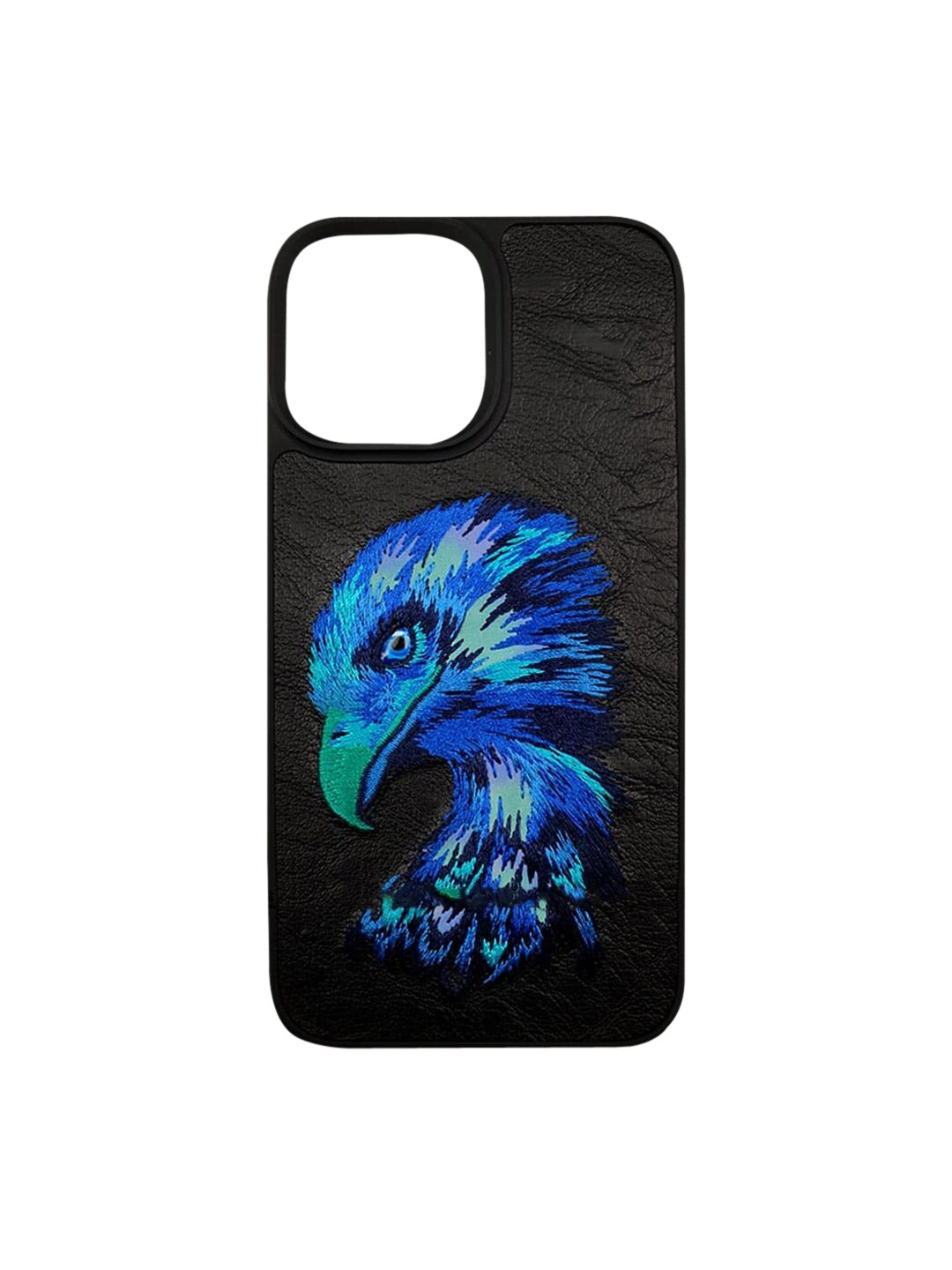 

TREEMODA Black & Blue Quirky Printed iPhone 13 Back Case