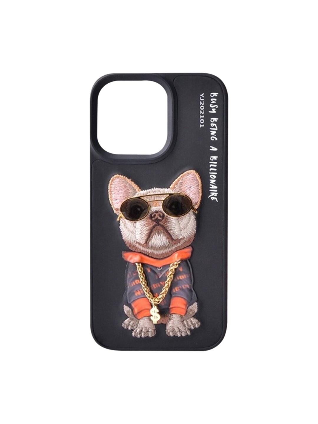 

TREEMODA Black & Blue Graphic Printed iPhone 12 Pro Back Case