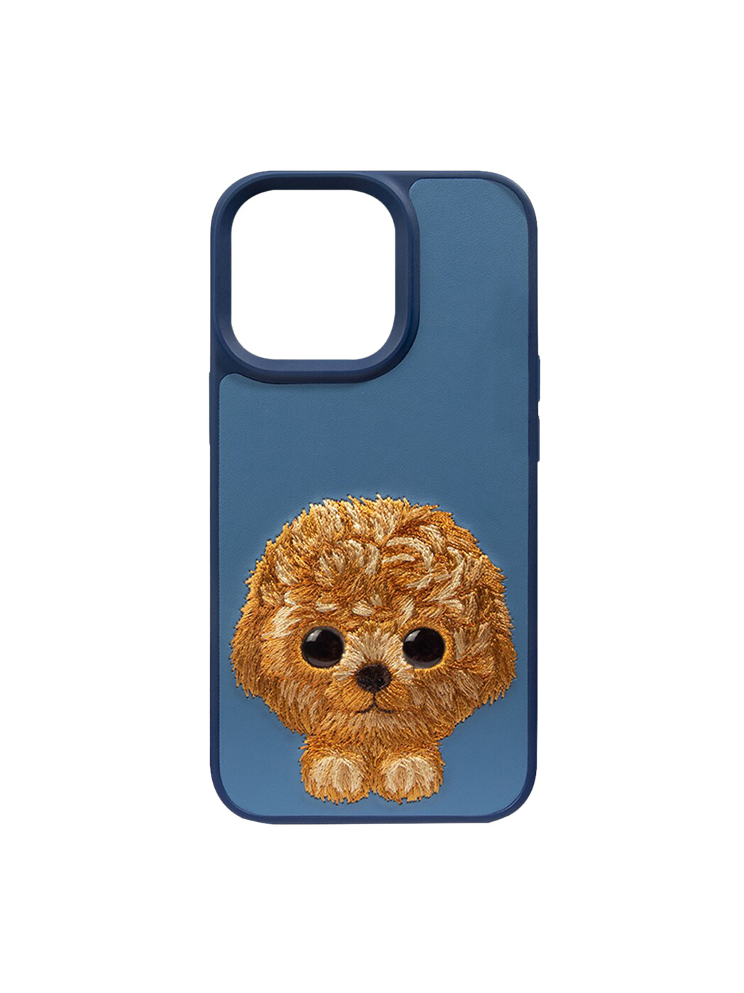 

TREEMODA Blue Quirky Leather iPhone 13 Pro Back Case