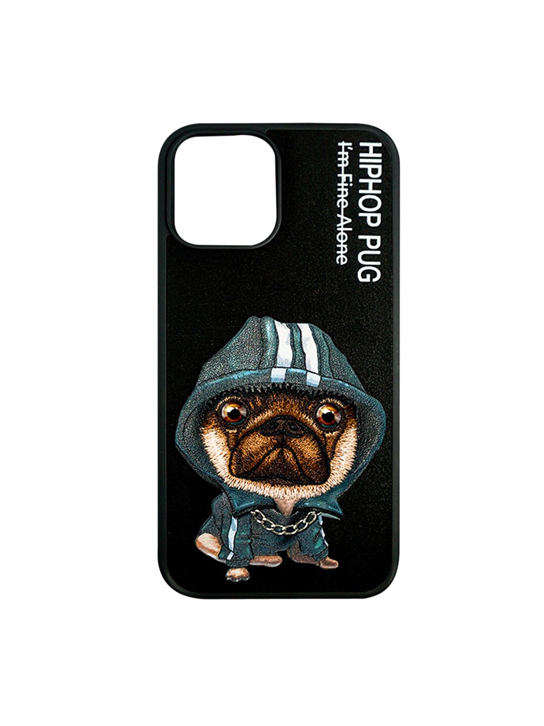 

Treemoda Black & Brown NM Series Swag Dog iPhone 11 Pro Back Case