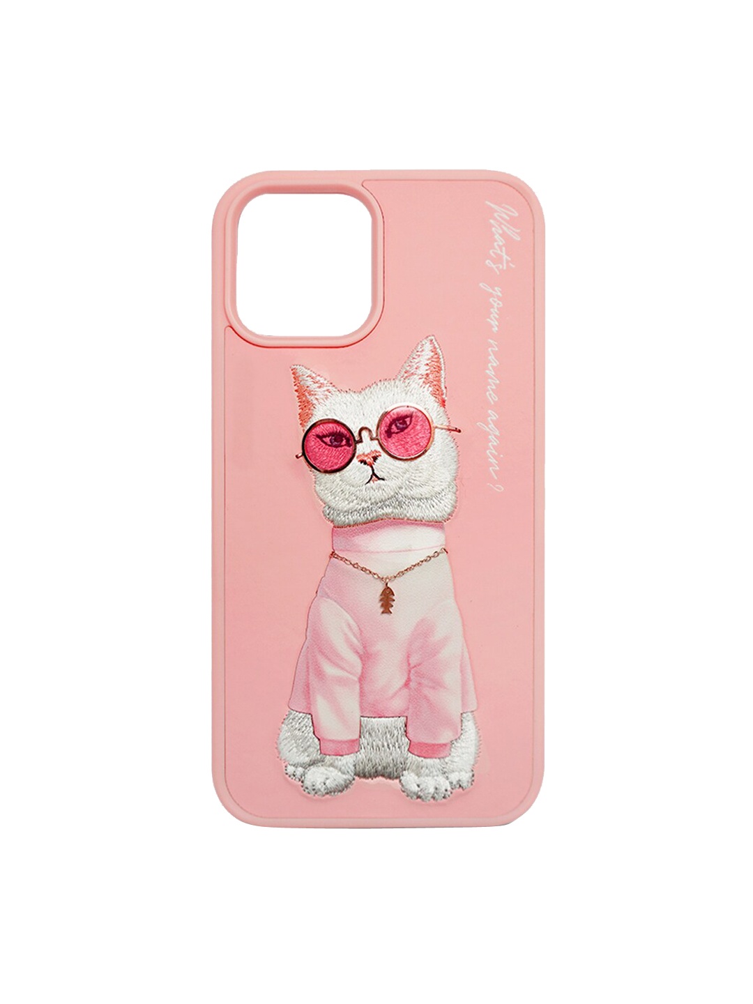 

TREEMODA Pink Swag Cat iPhone 13 Back Case