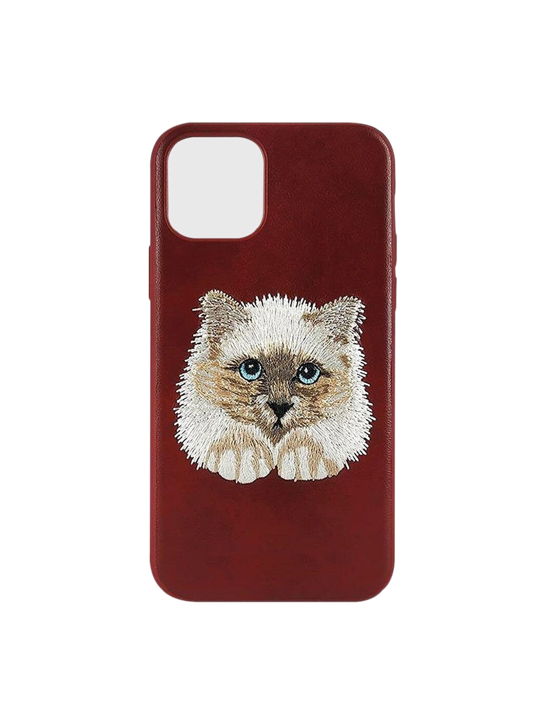 

TREEMODA Red & White Quirky iPhone 13 Pro Max Back Case