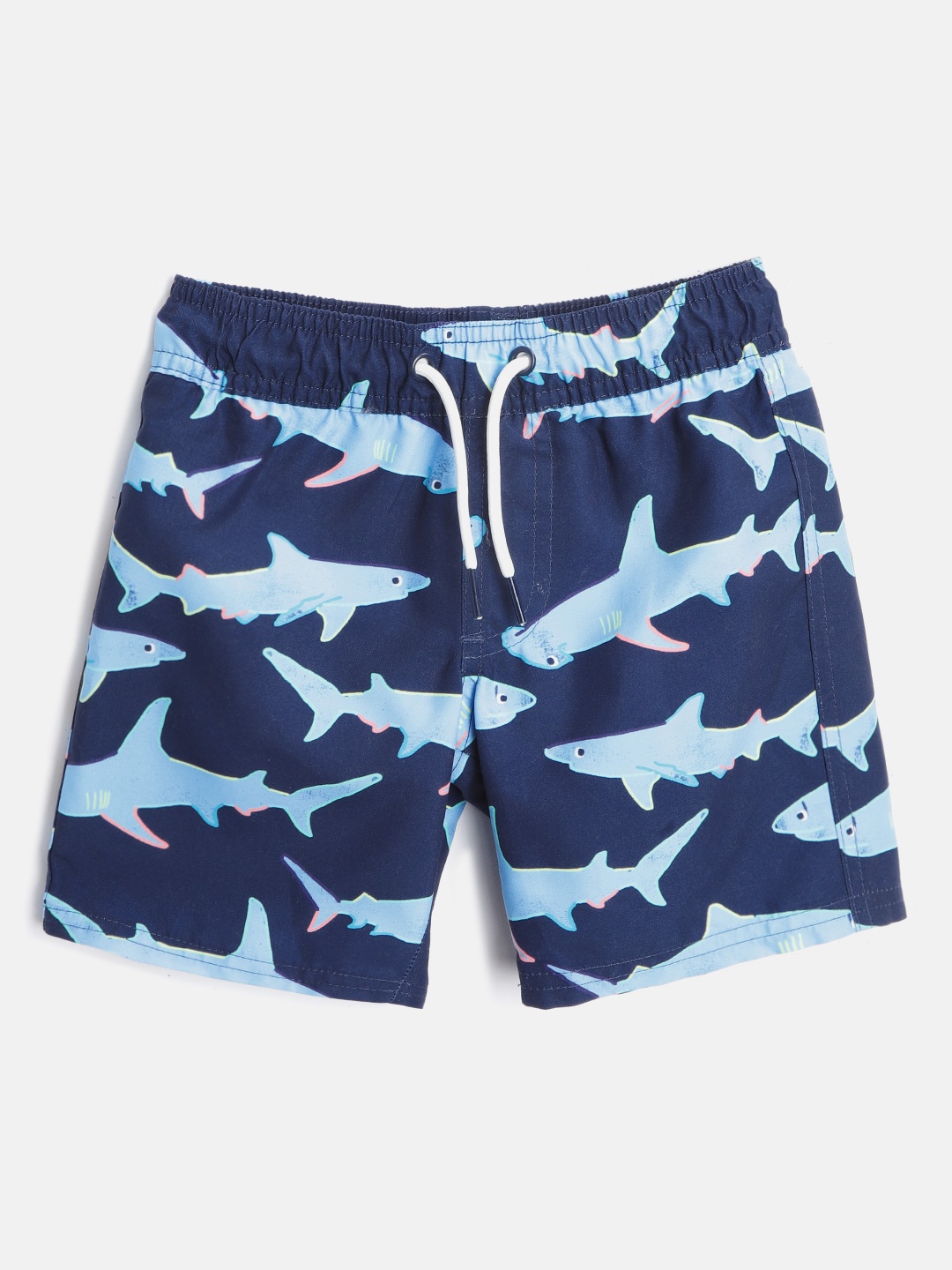 

Marks & Spencer Boys Navy Blue Conversational Printed Shorts