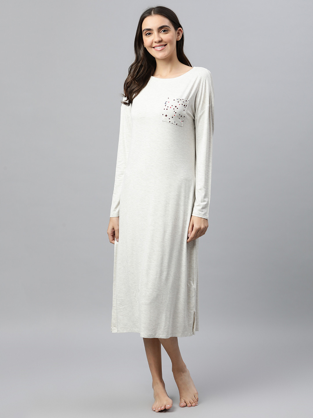 

Marks & Spencer Women Beige Nightdress