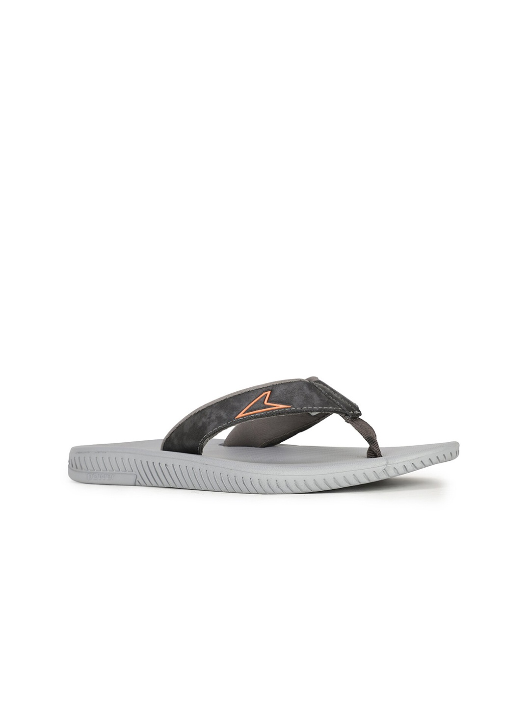 

Power Men Grey & Orange Room Slippers