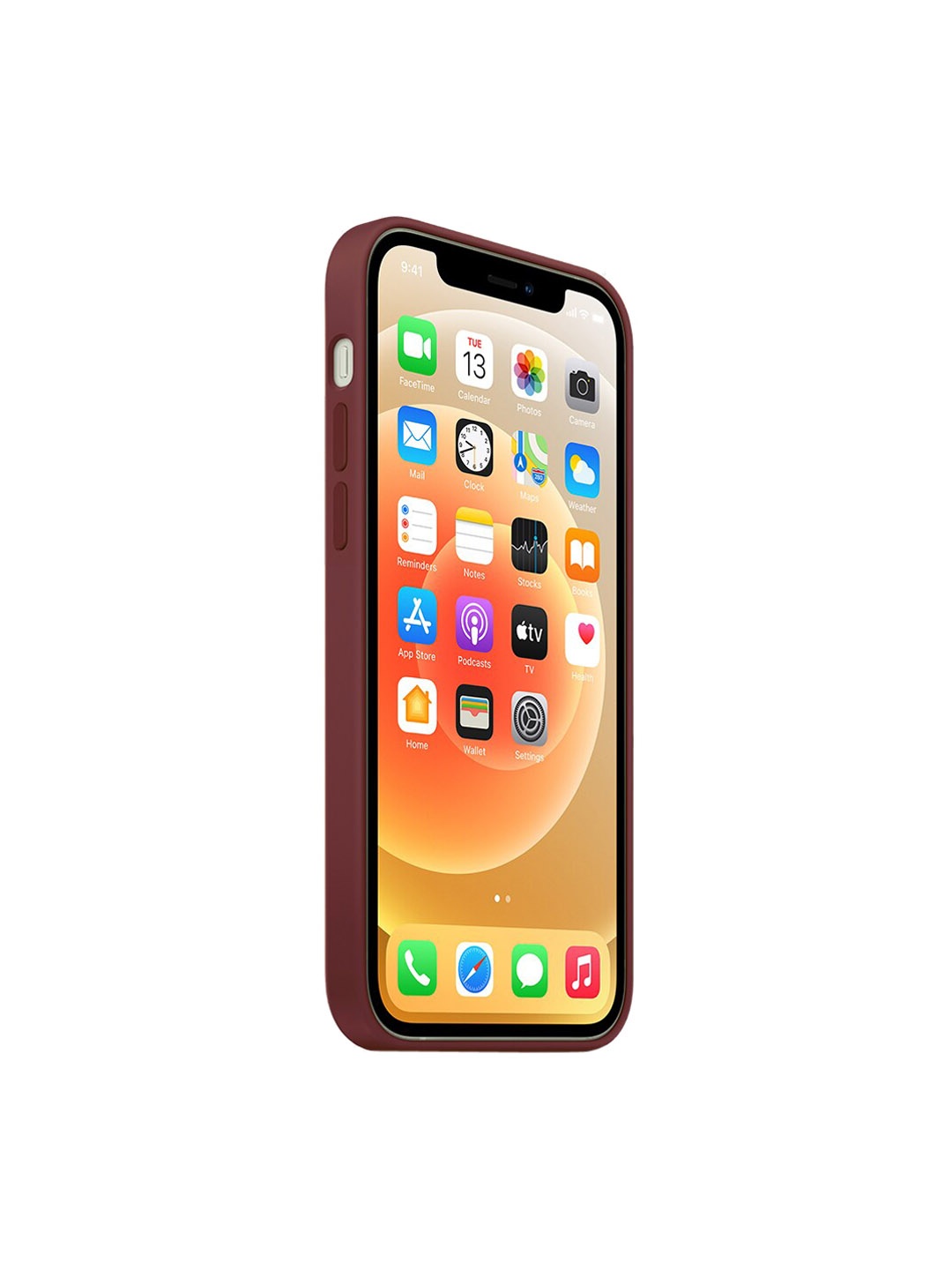 

TREEMODA Brown Solid iPhone 12 Pro Max Back Case
