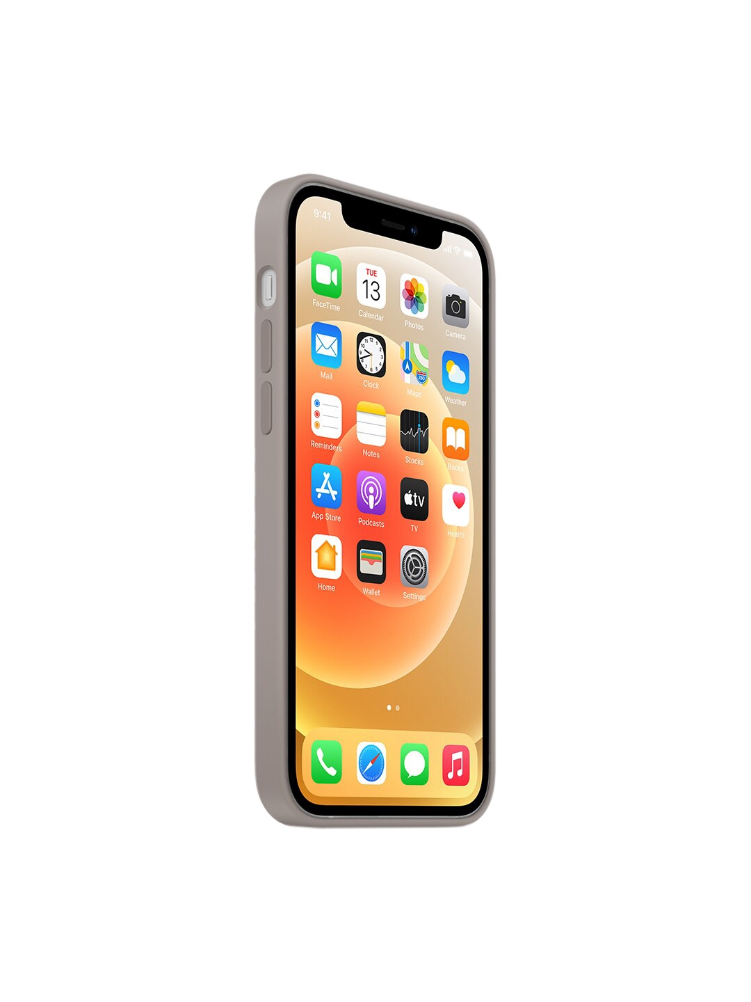 

TREEMODA Grey Solid iPhone 12 Pro Max Back Case