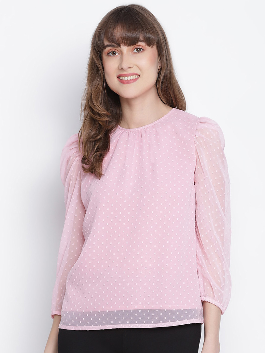 

DRAAX Fashions Women Pink Top
