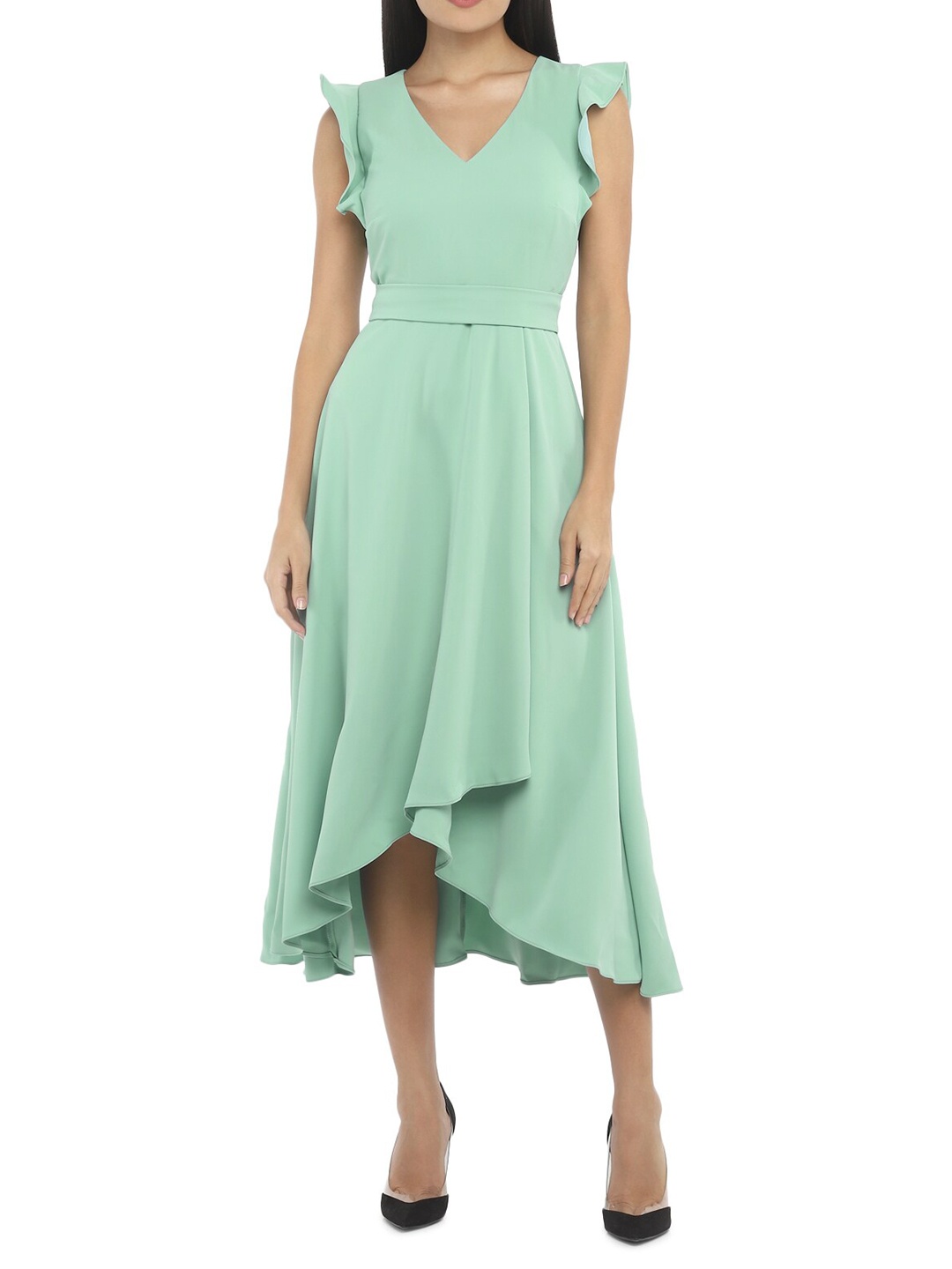 

Phase Eight Green Cotton Midi Dress