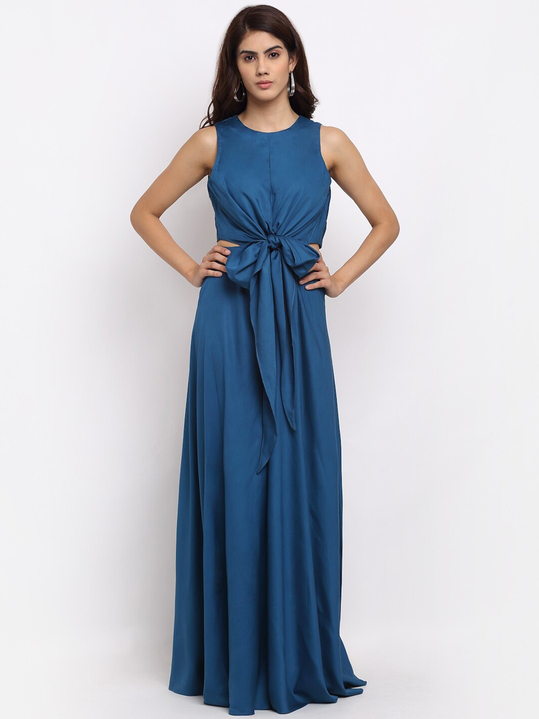 

ewoke Blue Tencel Basic Jumpsuit