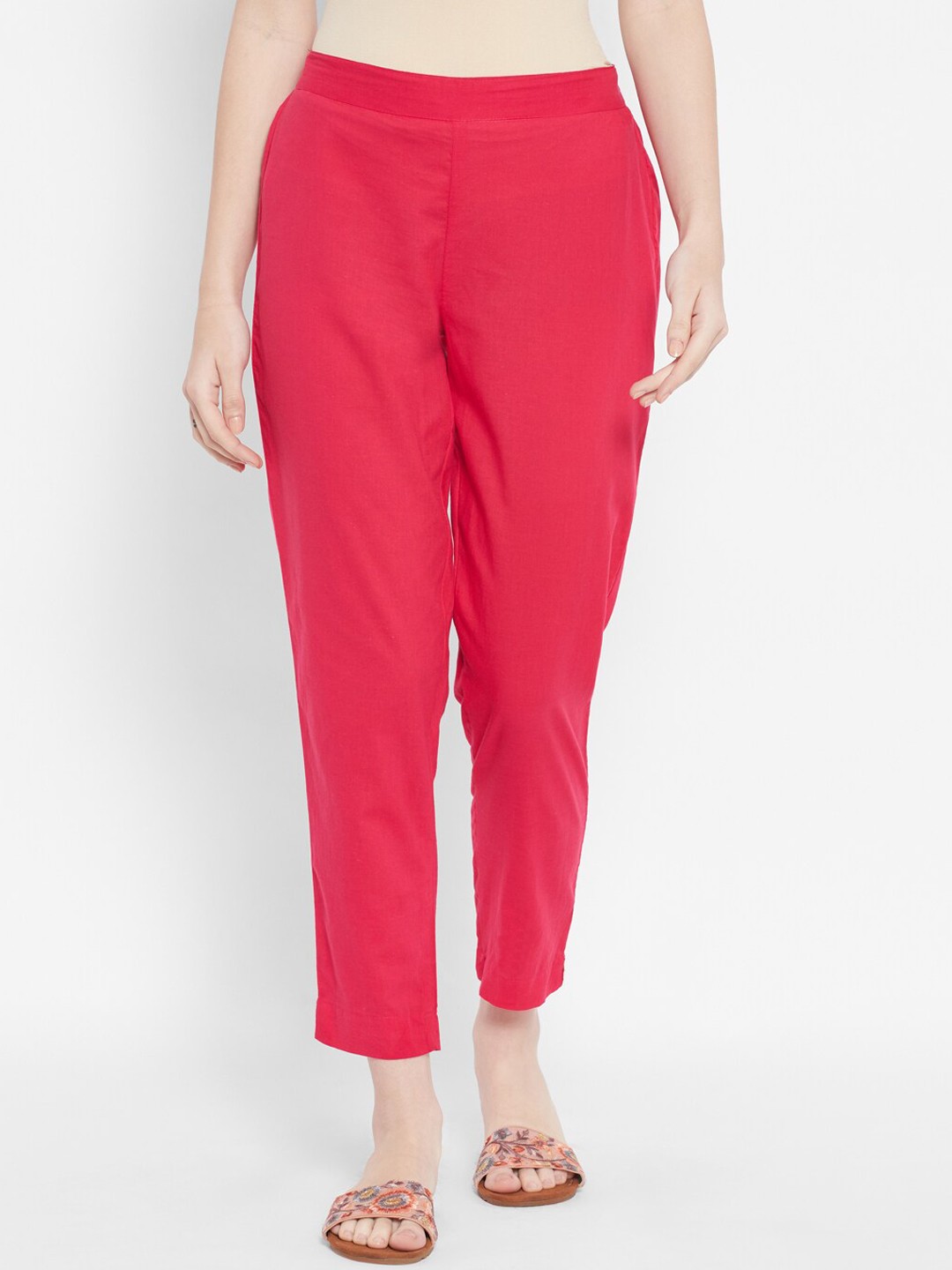 

DESI BEATS Women Pink Original Pure Cotton Trousers