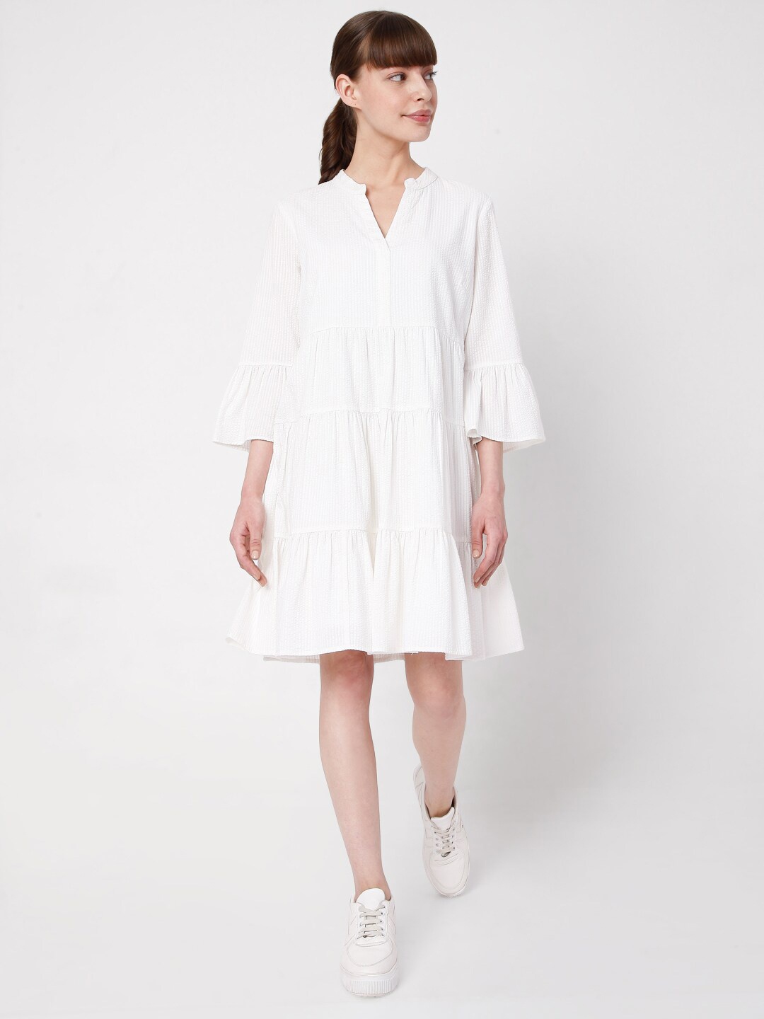 

Vero Moda White A-Line Dress