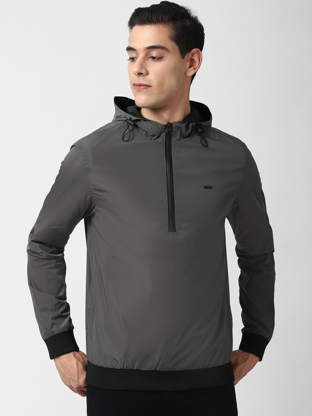 

Peter England Casuals Men Grey Sporty Jacket